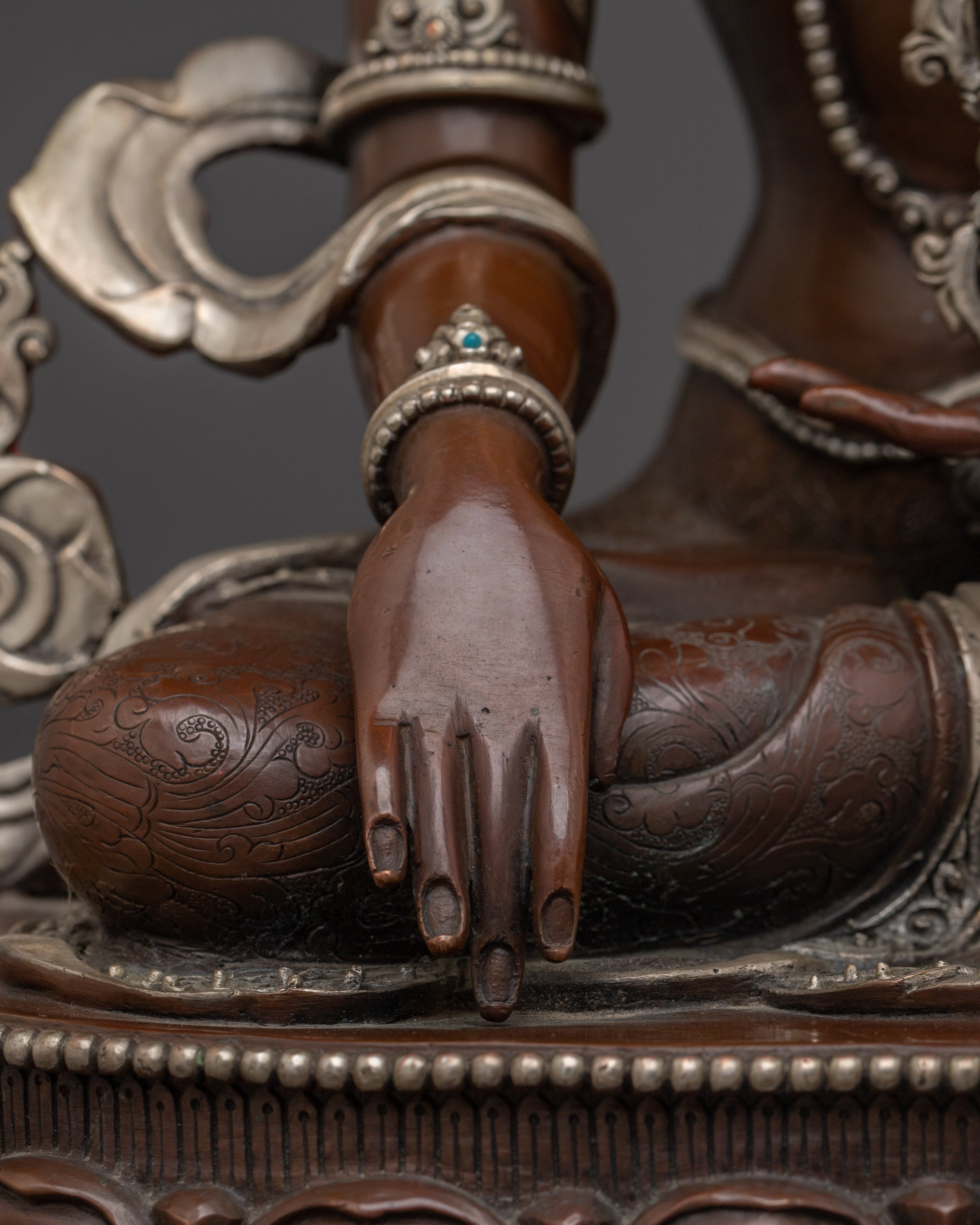 Mitrugpa with Vajra Statue | Traditional Himalayan Art