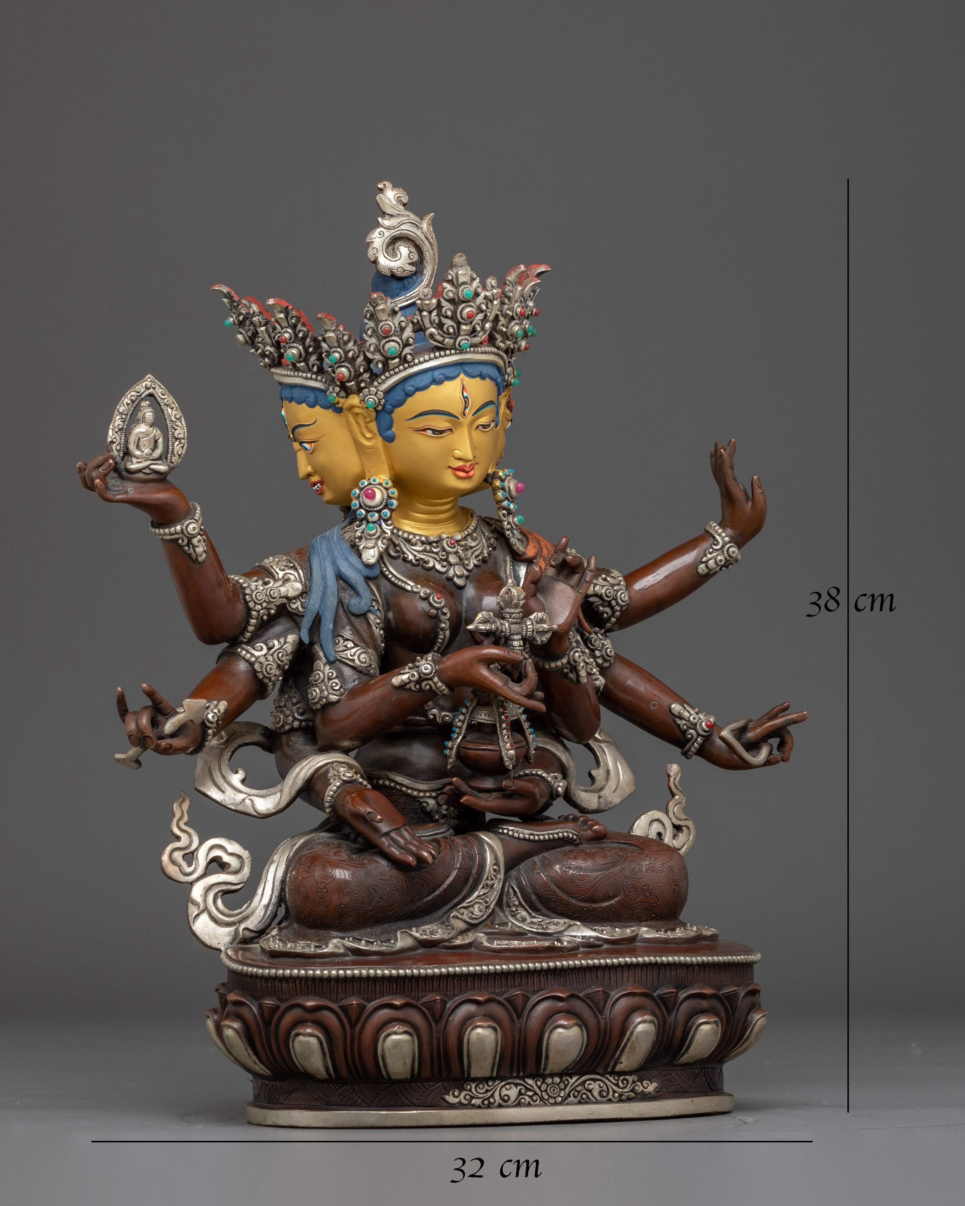 Namgyalma Oxidized Artwork: Longevity and Healing Dakini