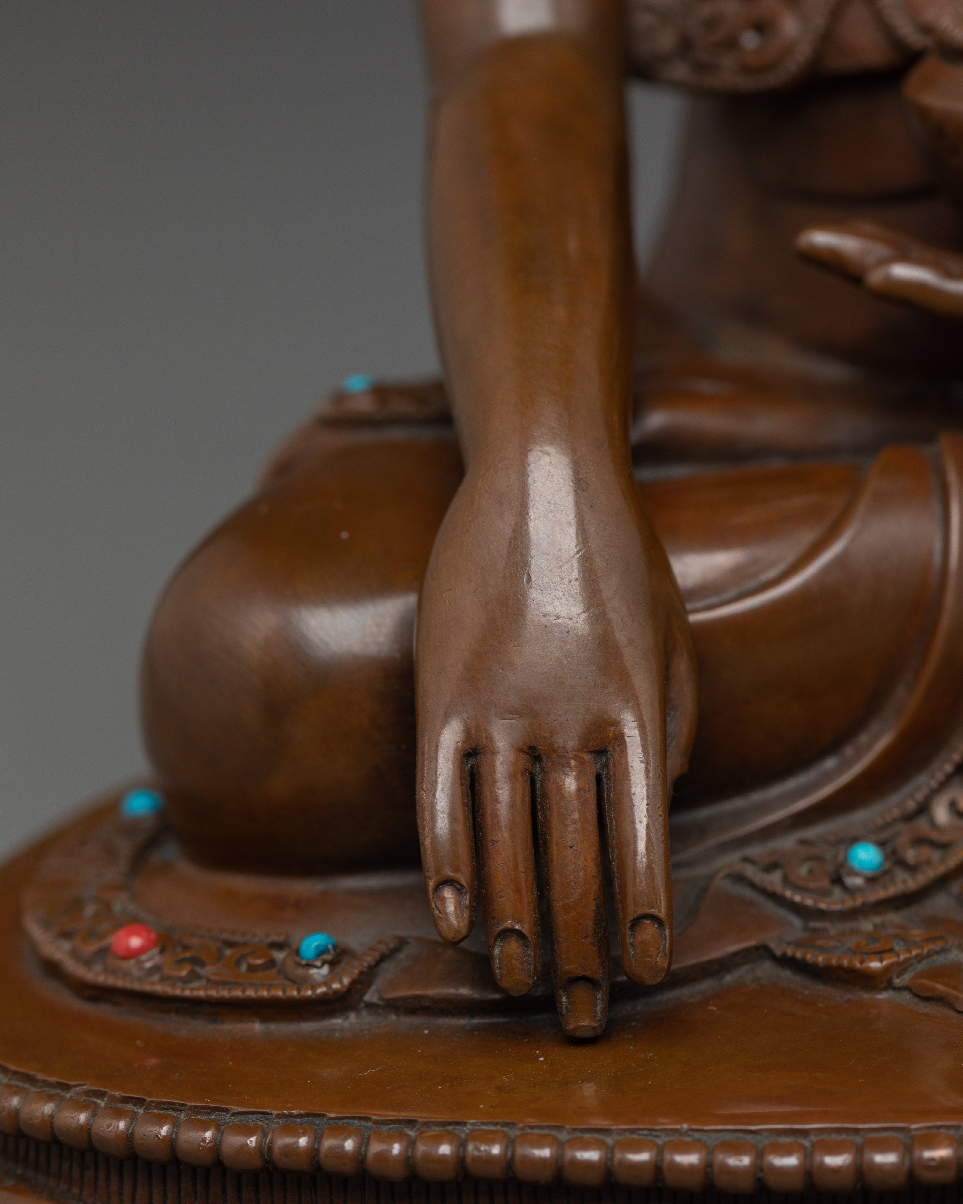 Shakyamuni, Peaceful Meditation Buddha | Himalayan Nepali Artwork