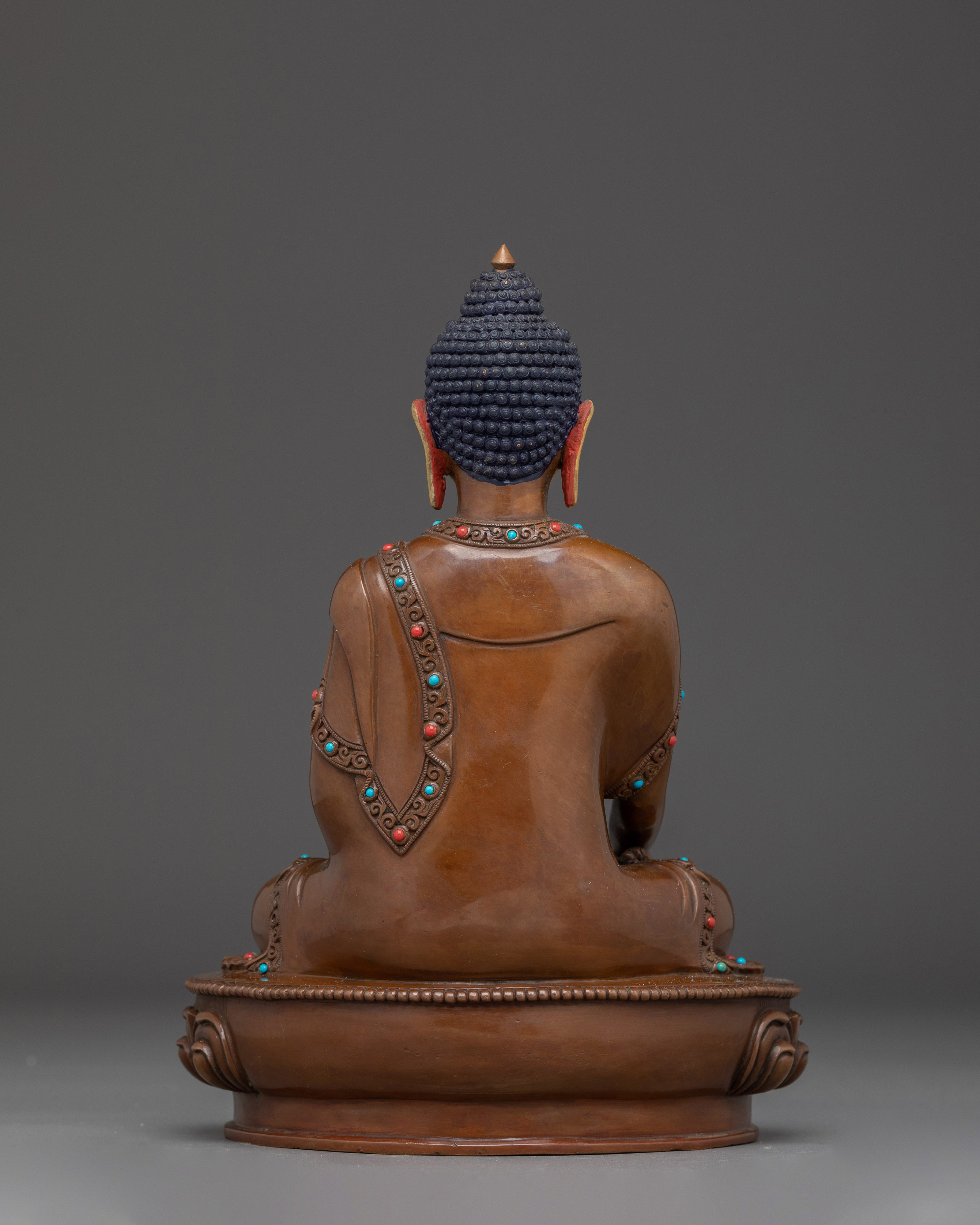 Shakyamuni, Peaceful Meditation Buddha | Himalayan Nepali Artwork