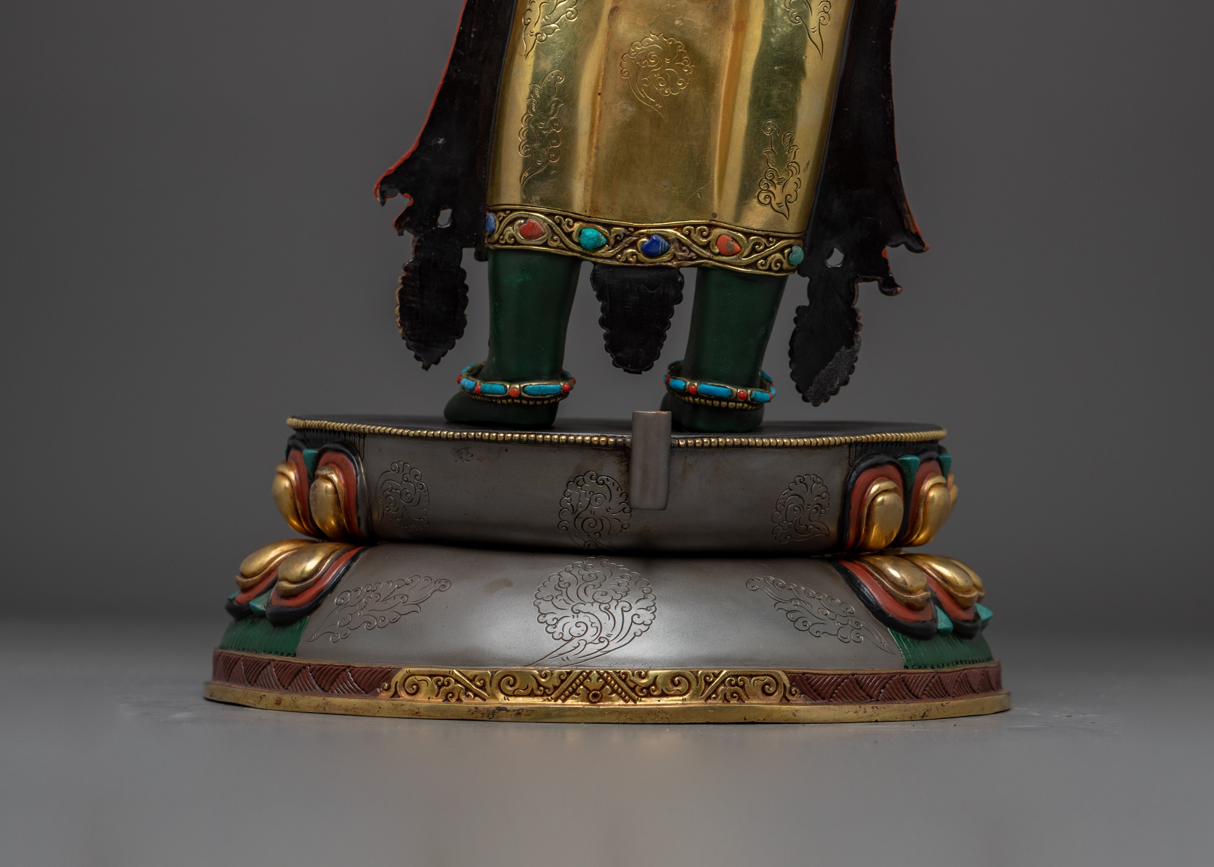 Green Tara, Lotus Light of Courage | Nepali Crafted Icon