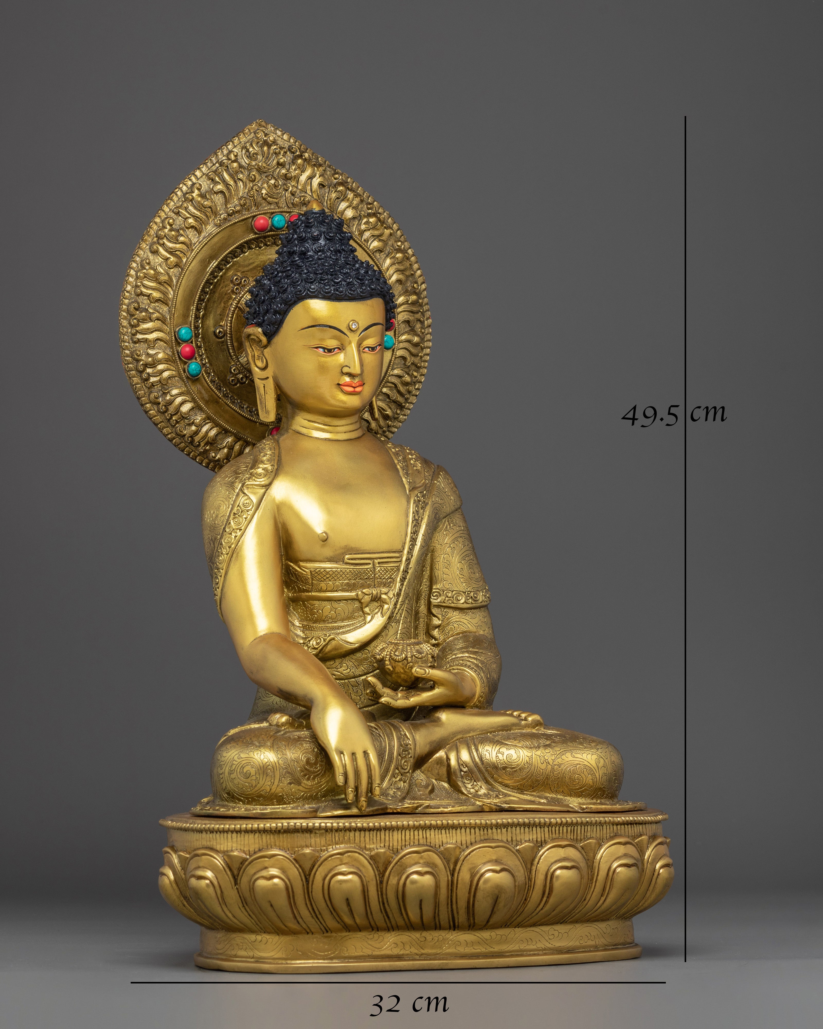 Shakyamuni Buddha Art, Dharma Founder Figure