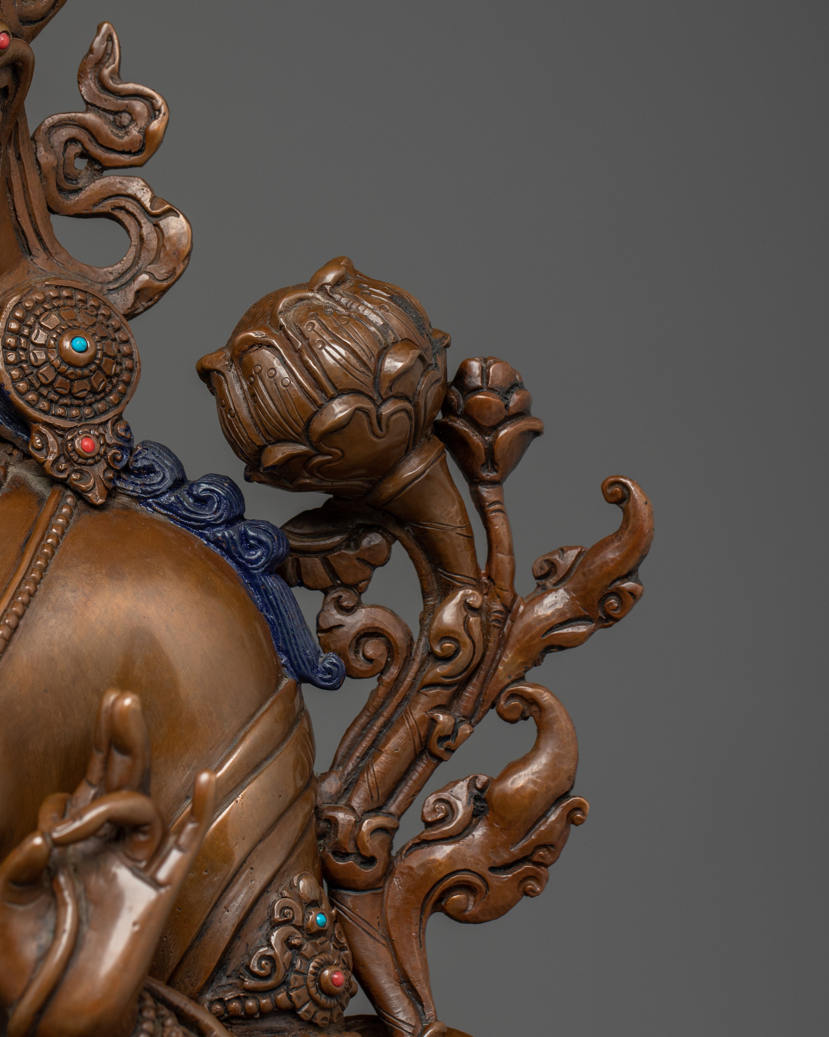 White Tara, Peaceful Artwork | Handcrafted Nepali Icon for Meditation