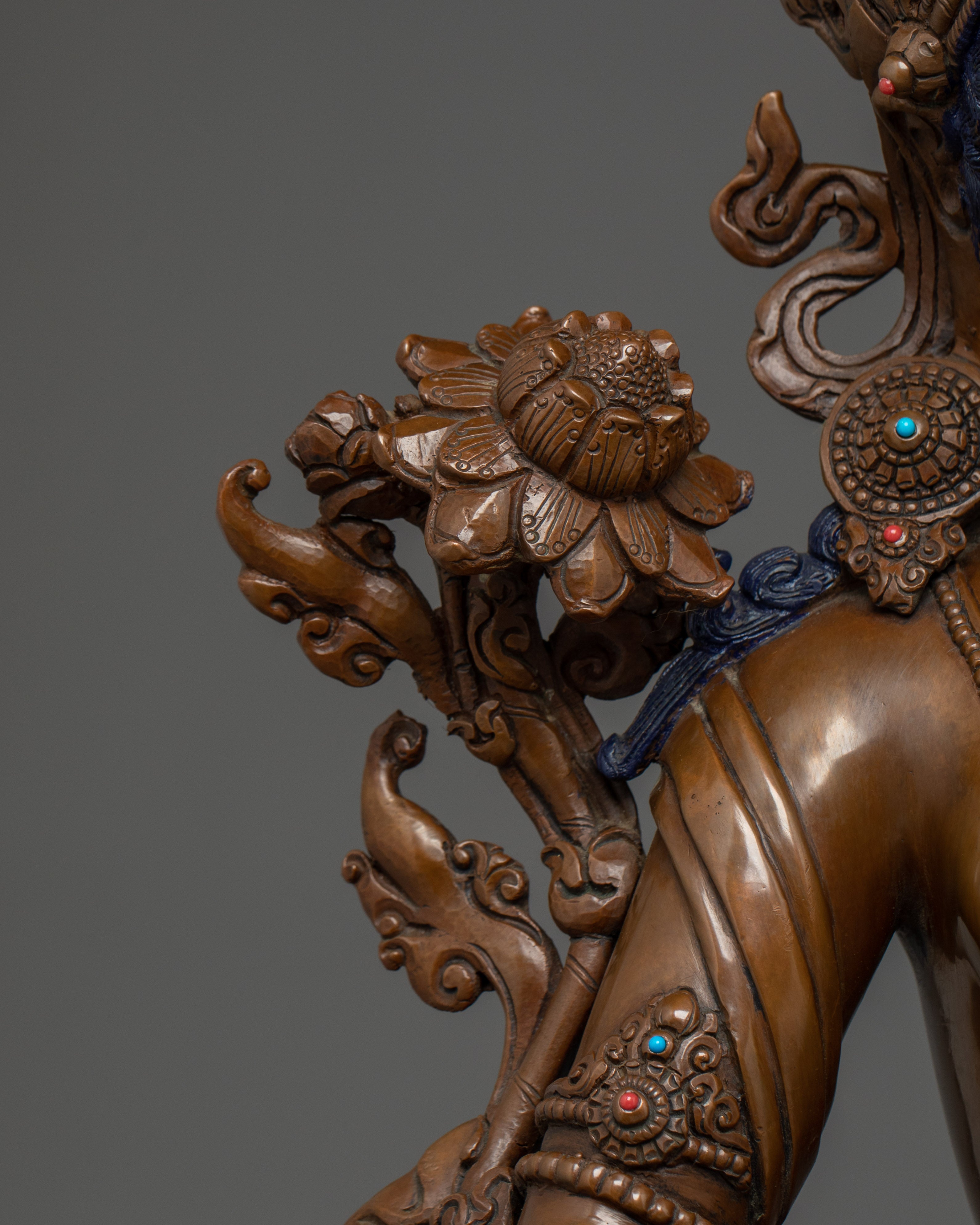 White Tara, Peaceful Artwork | Handcrafted Nepali Icon for Meditation