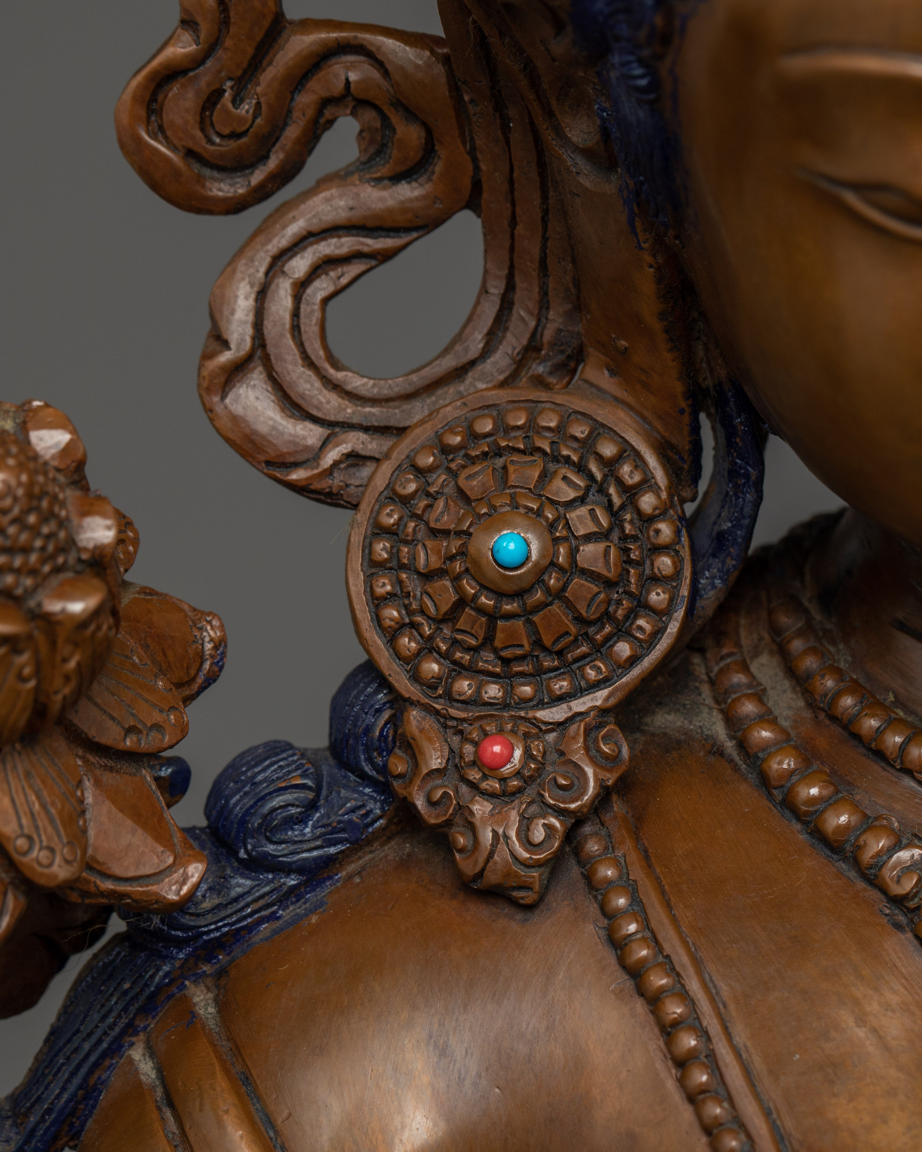 White Tara, Peaceful Artwork | Handcrafted Nepali Icon for Meditation