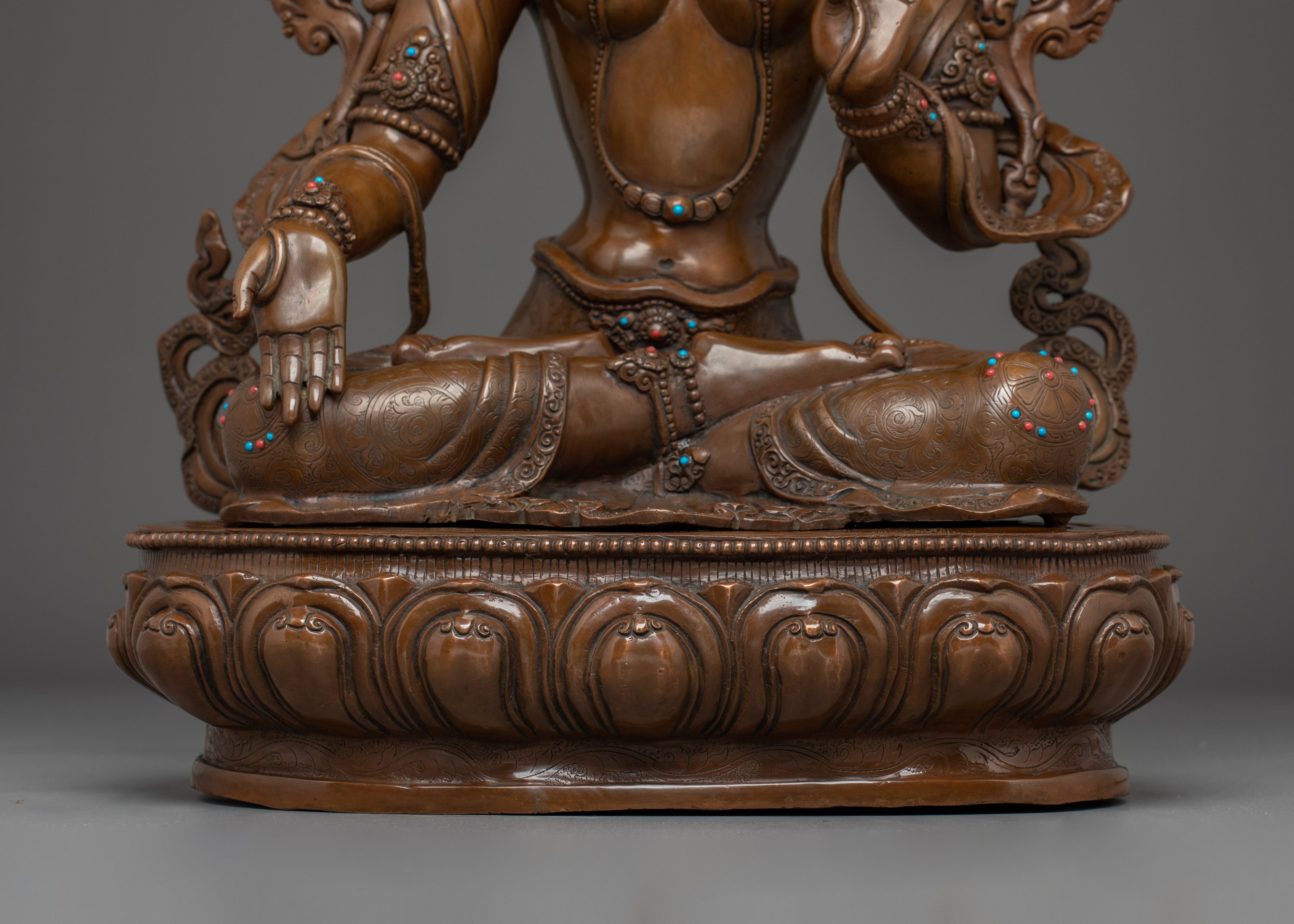 White Tara, Peaceful Artwork | Handcrafted Nepali Icon for Meditation