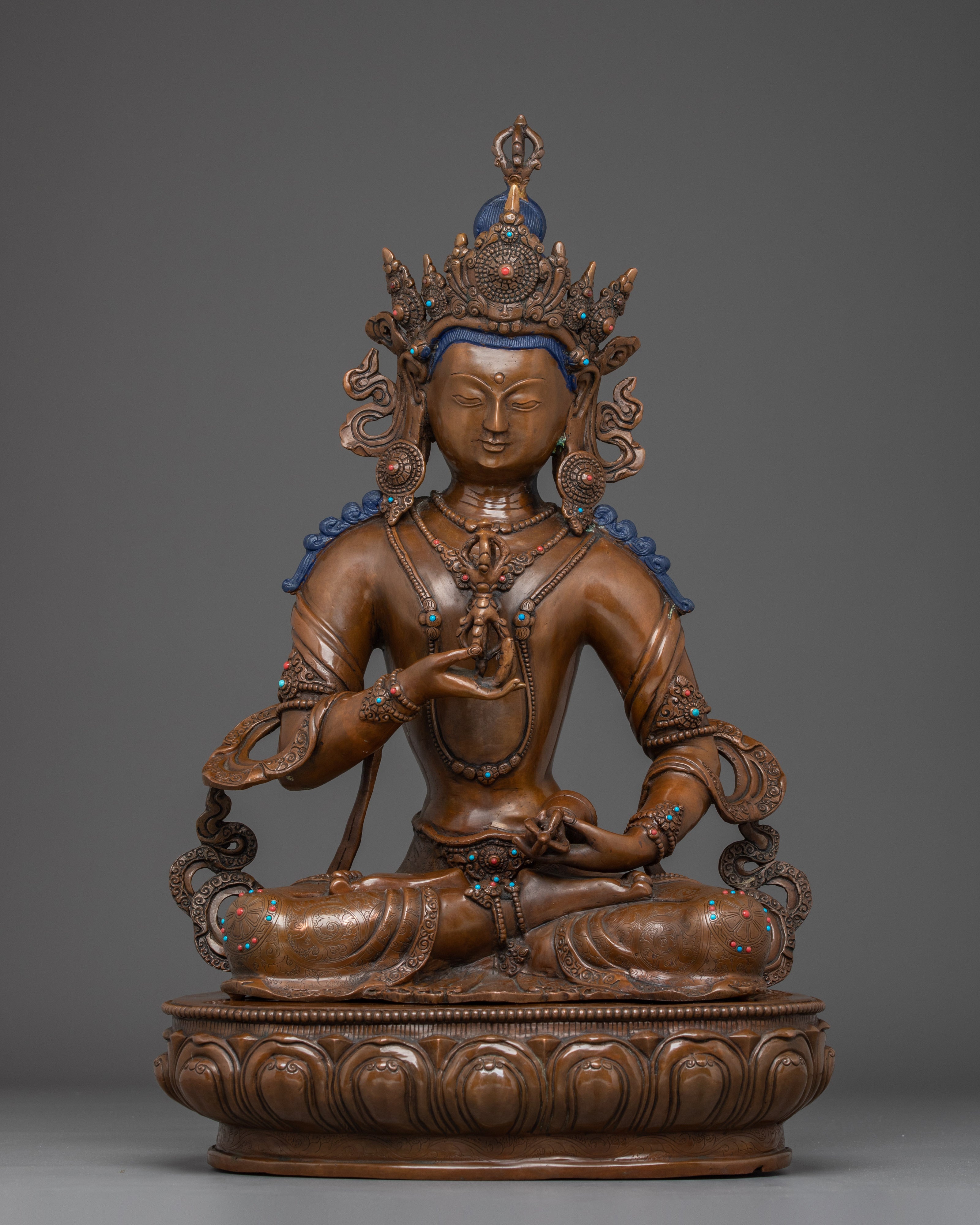 Vajrasattva Golden and Copper Artwork