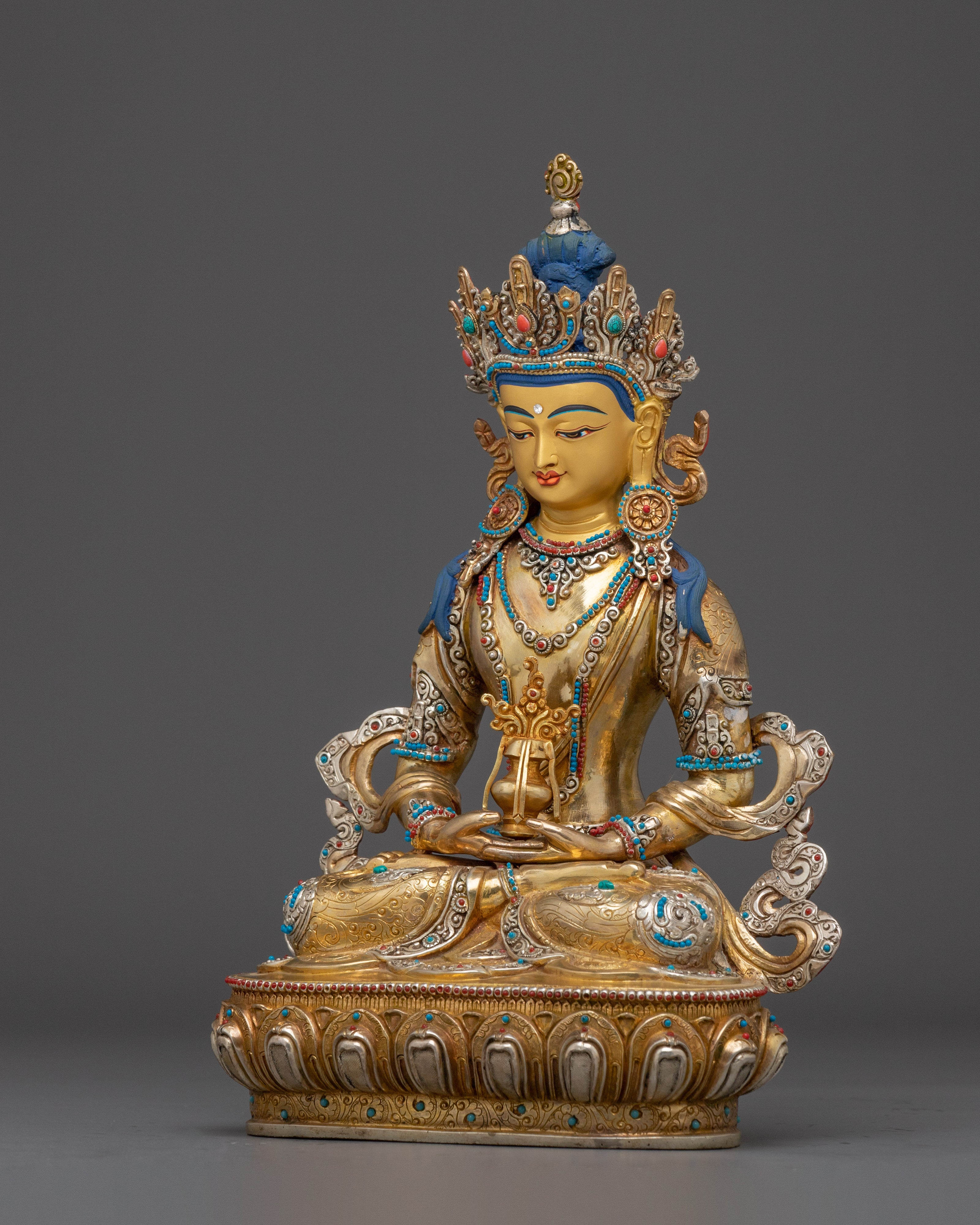 Artwork of Golden Amitayus Bodhisattva | Buddha of Long-life
