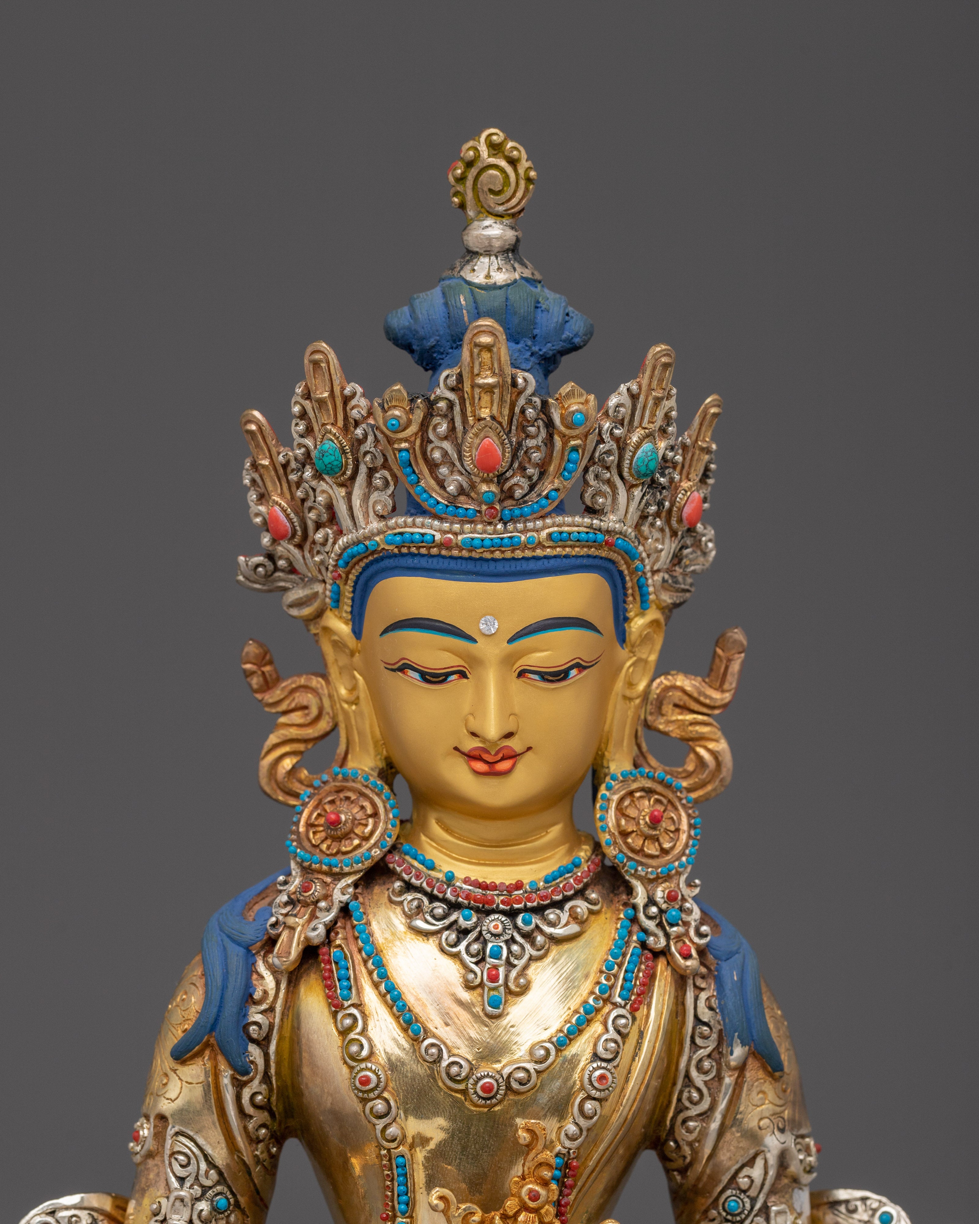 Artwork of Golden Amitayus Bodhisattva | Buddha of Long-life