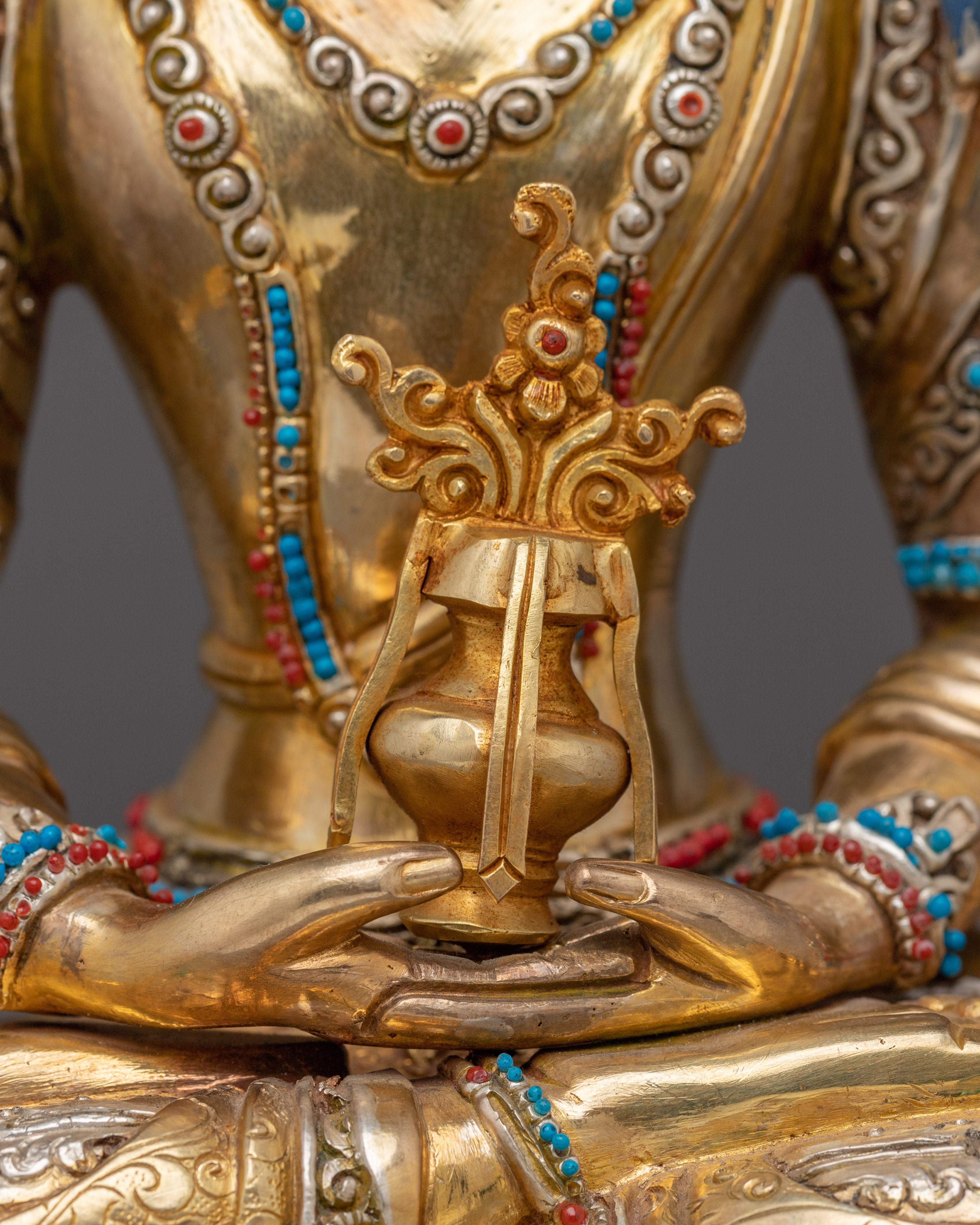 Artwork of Golden Amitayus Bodhisattva | Buddha of Long-life