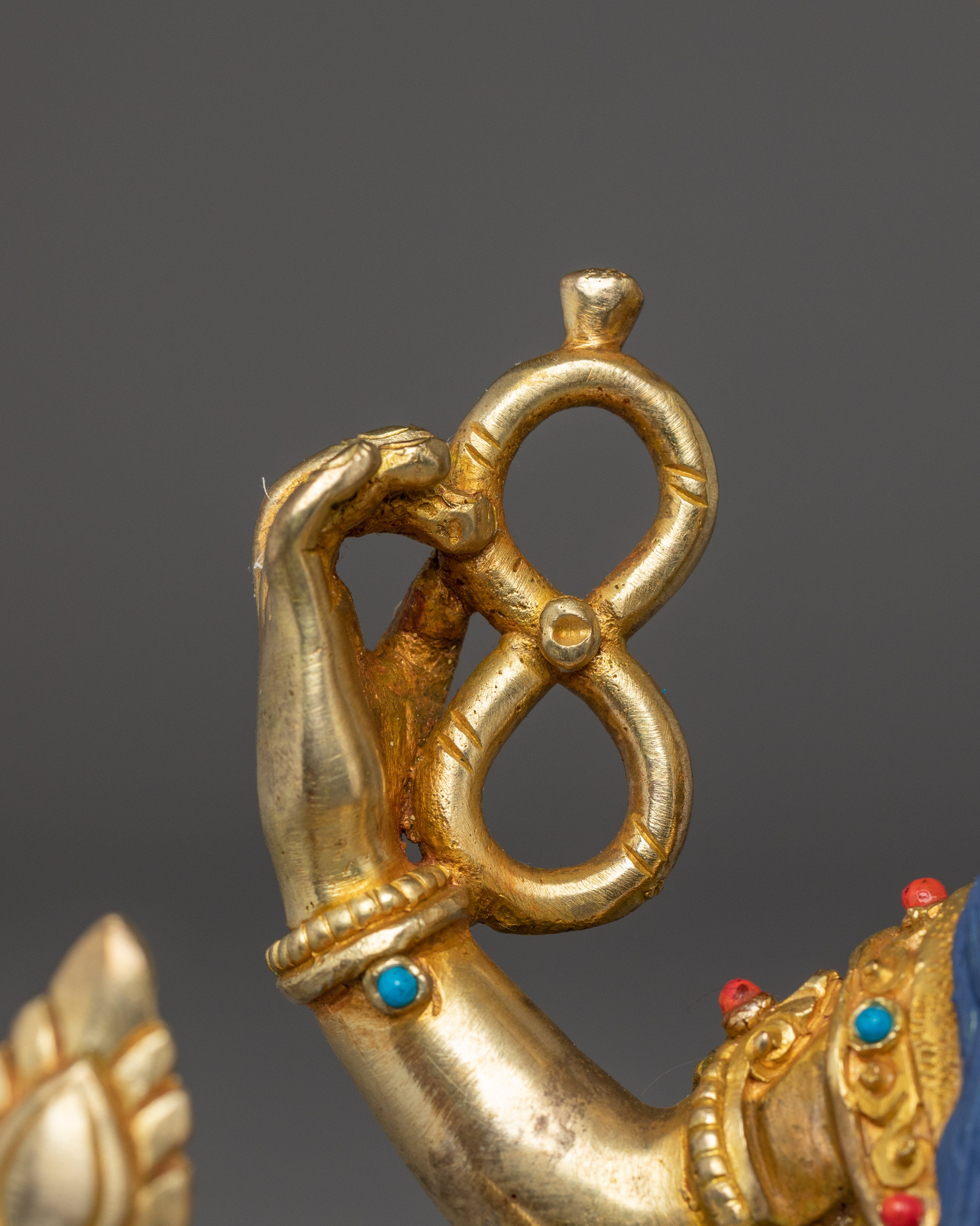 Golden Vasudhara Figurine | Goddess of Abundance, and Spiritual Blessings