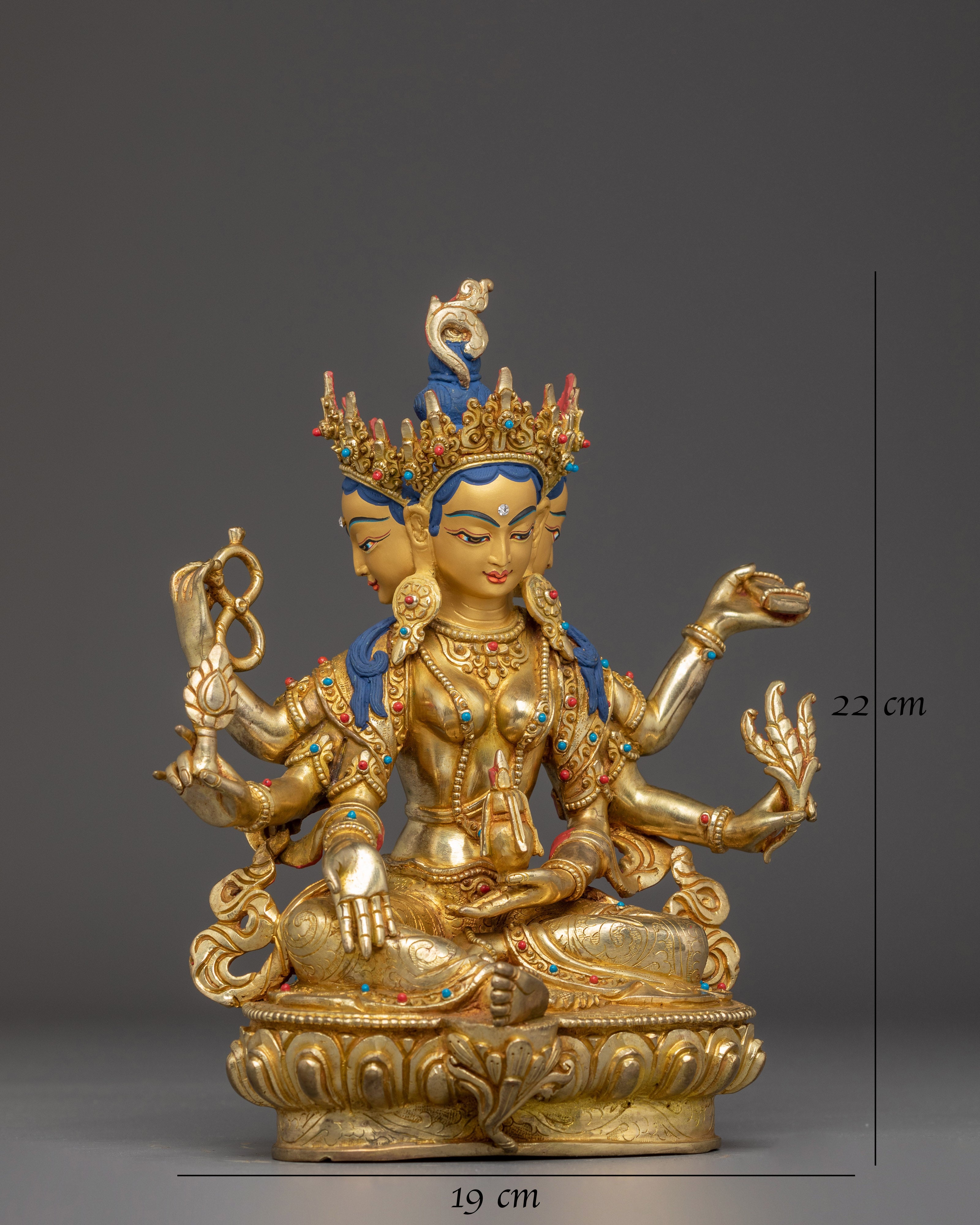 Golden Vasudhara Figurine
