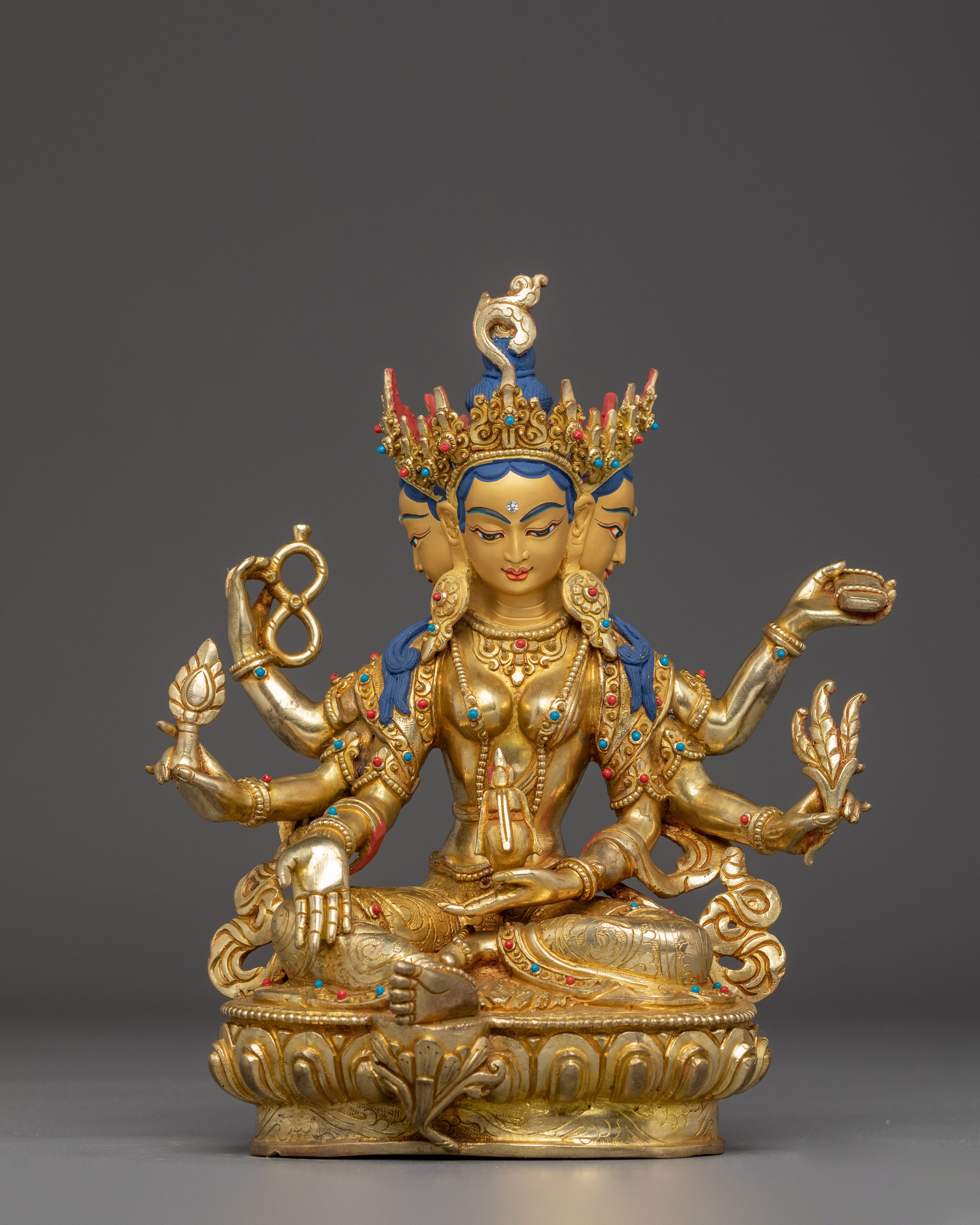 Golden Vasudhara Figurine