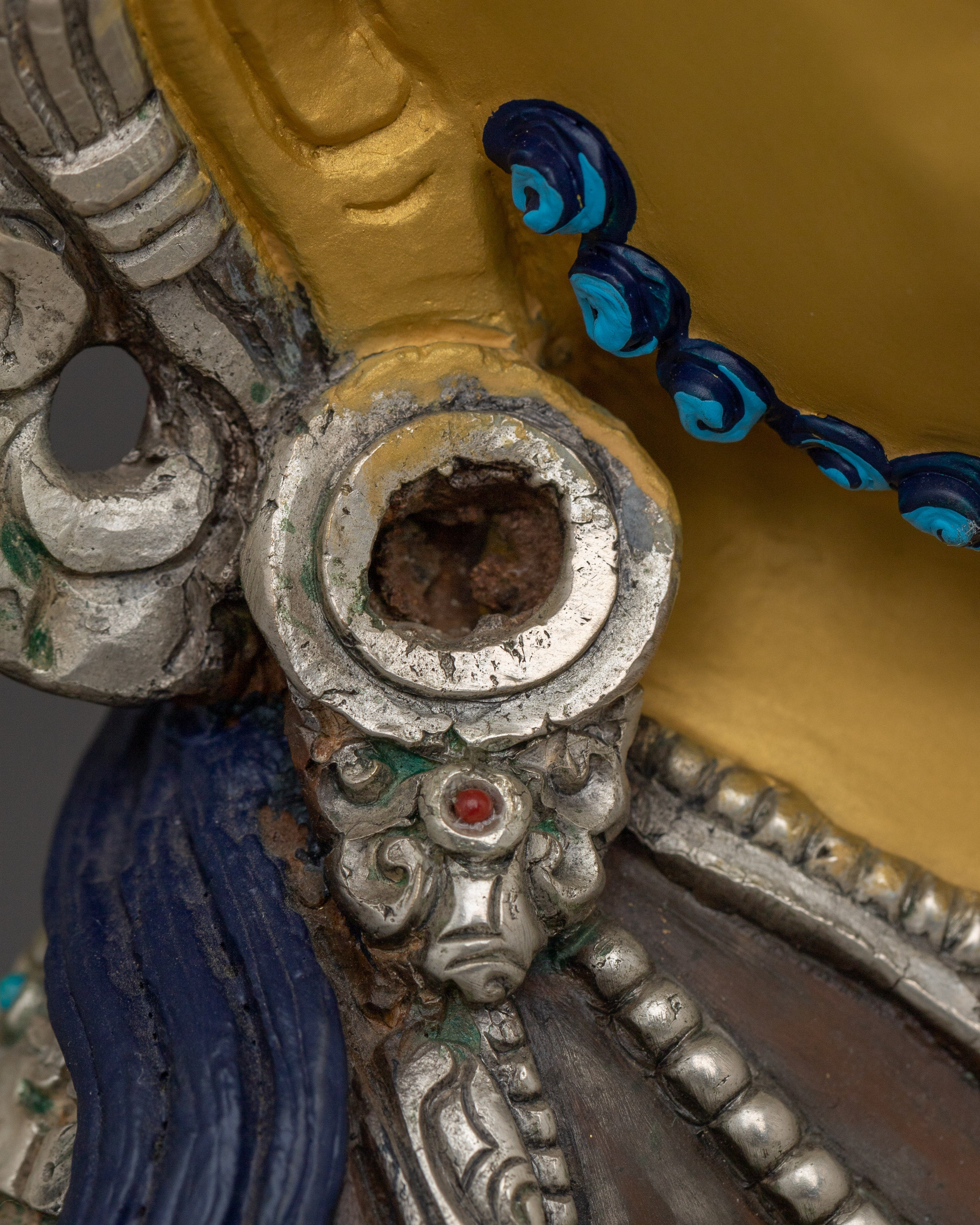 Wealth God Dzambhala Copper Statue