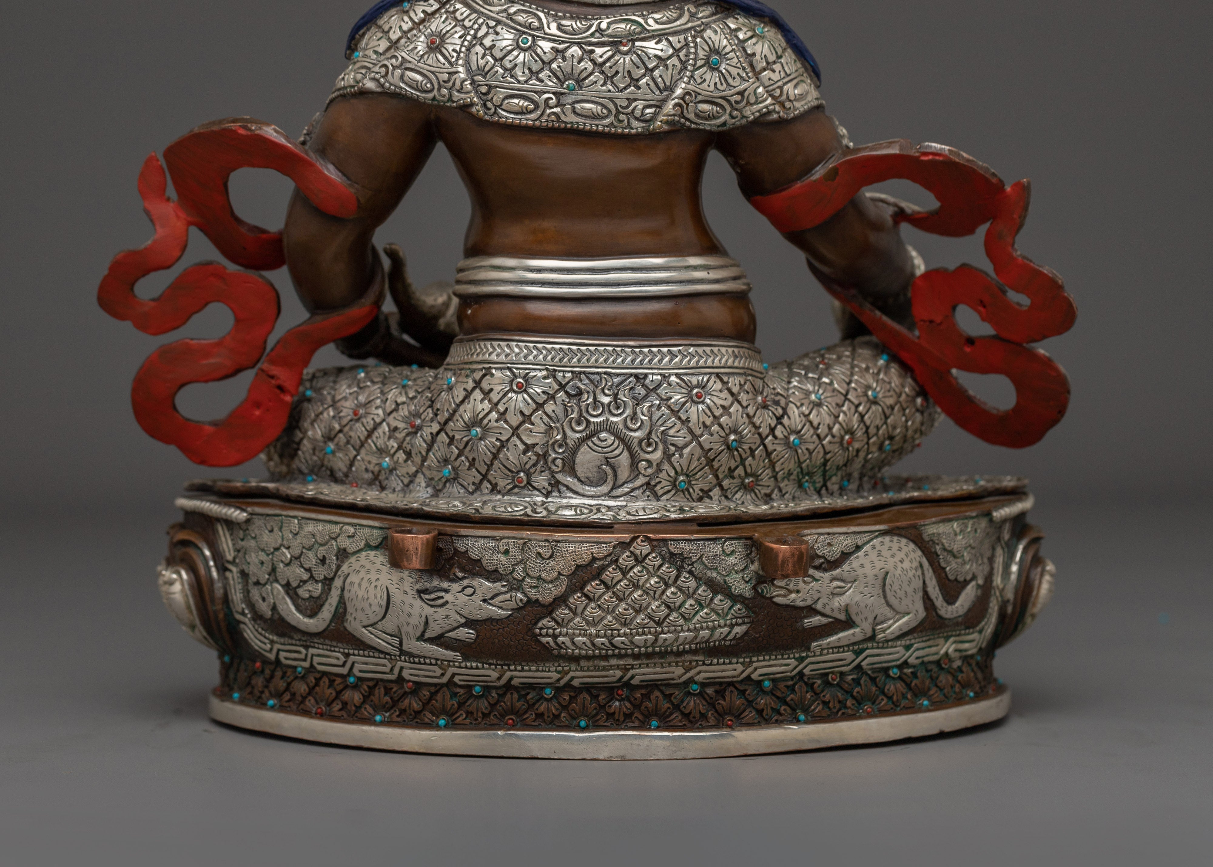 Wealth God Dzambhala Copper Statue