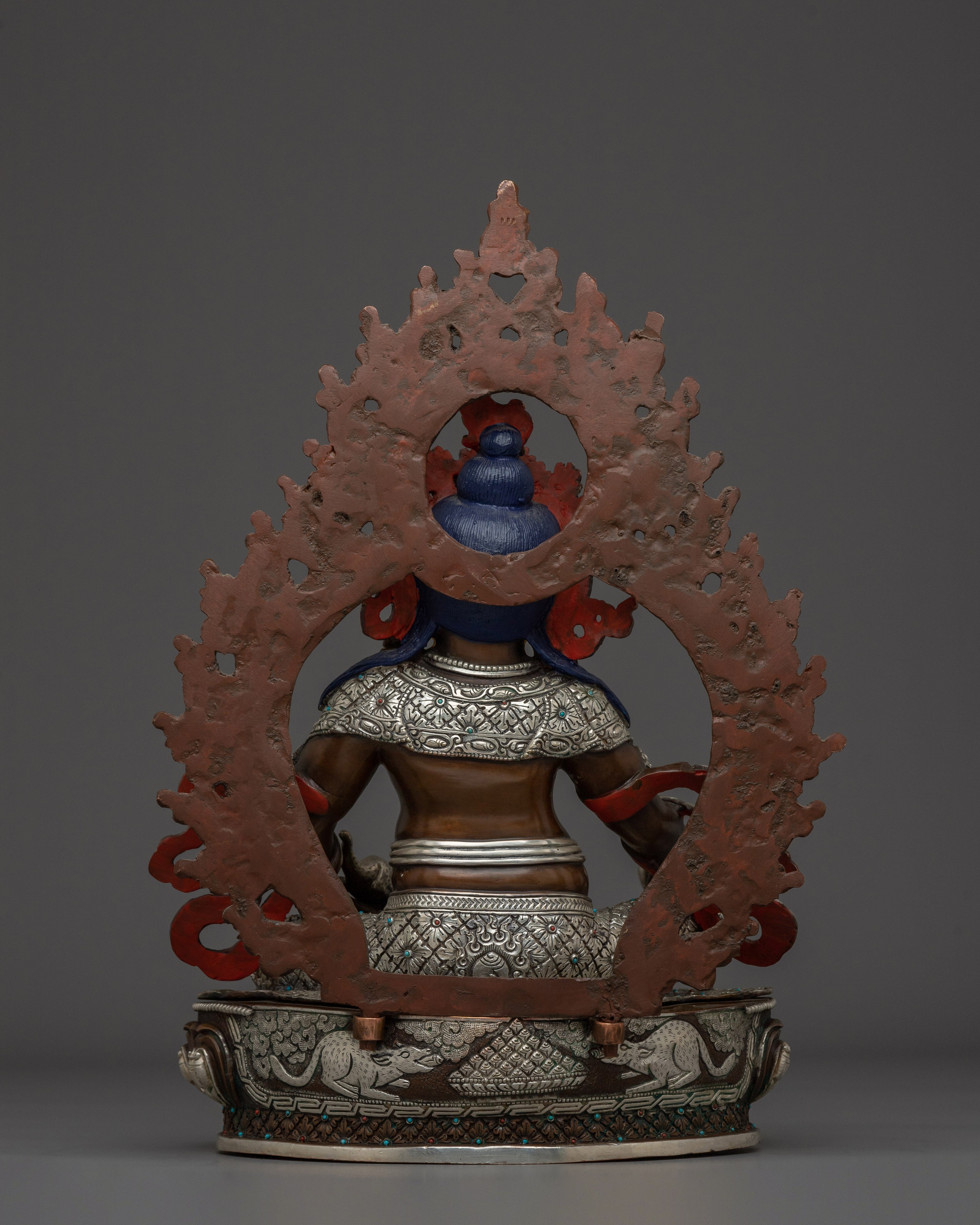 Wealth God Dzambhala Copper Statue