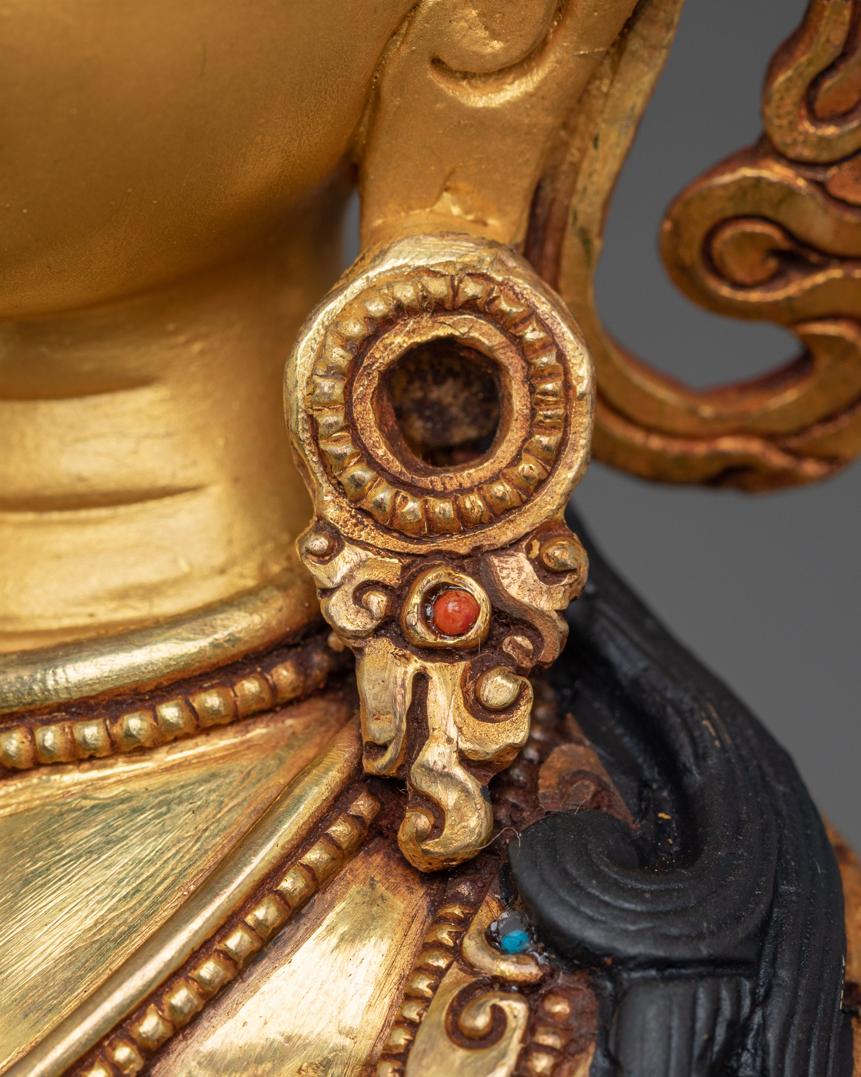 23.5cm Copper Statue of Bodhisattva Chenrezig