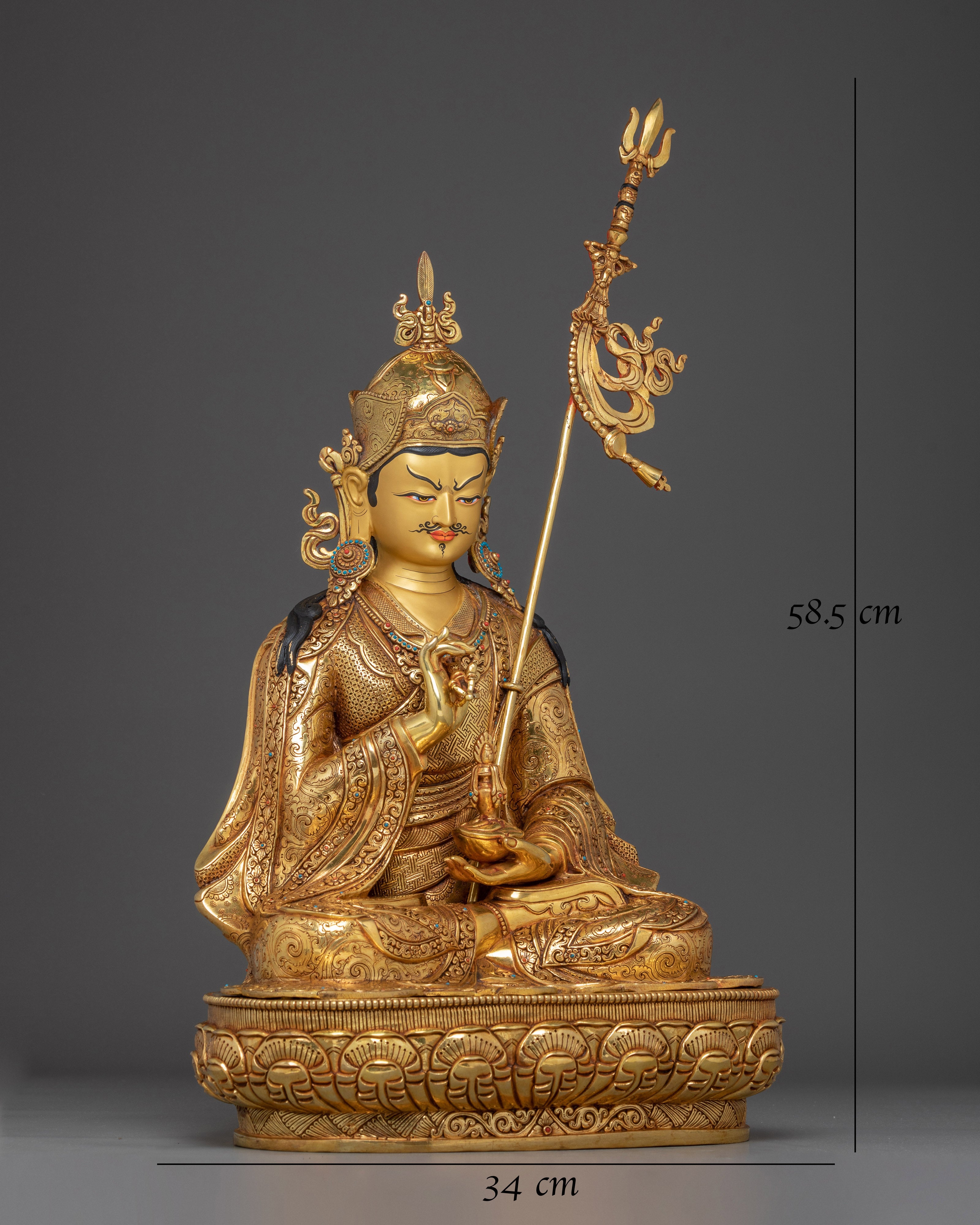 Guru Tsokye Dorje: The Padmasambhava Peaceful Form