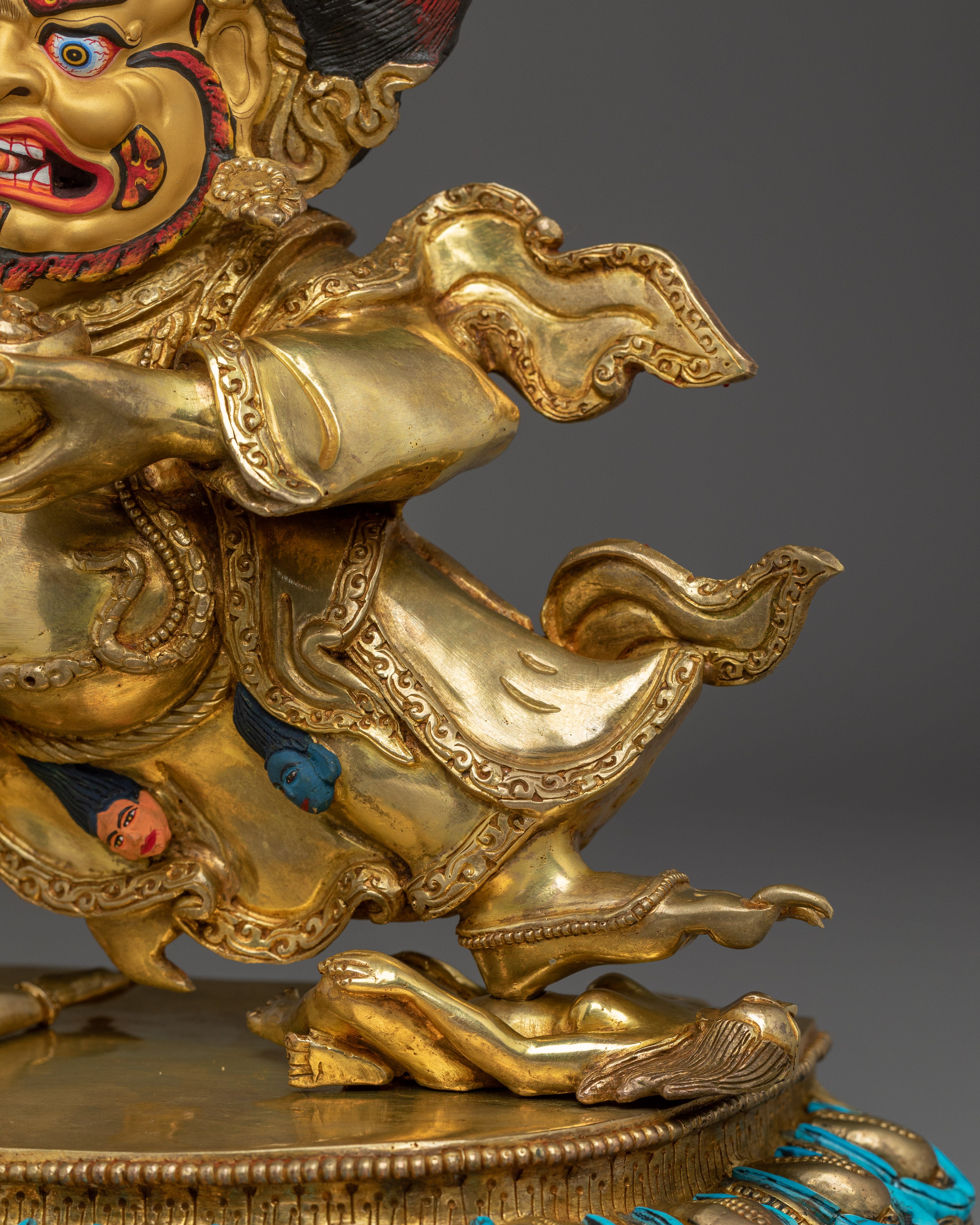 Mahakala Bernagchen Statue: The Dharma Protector