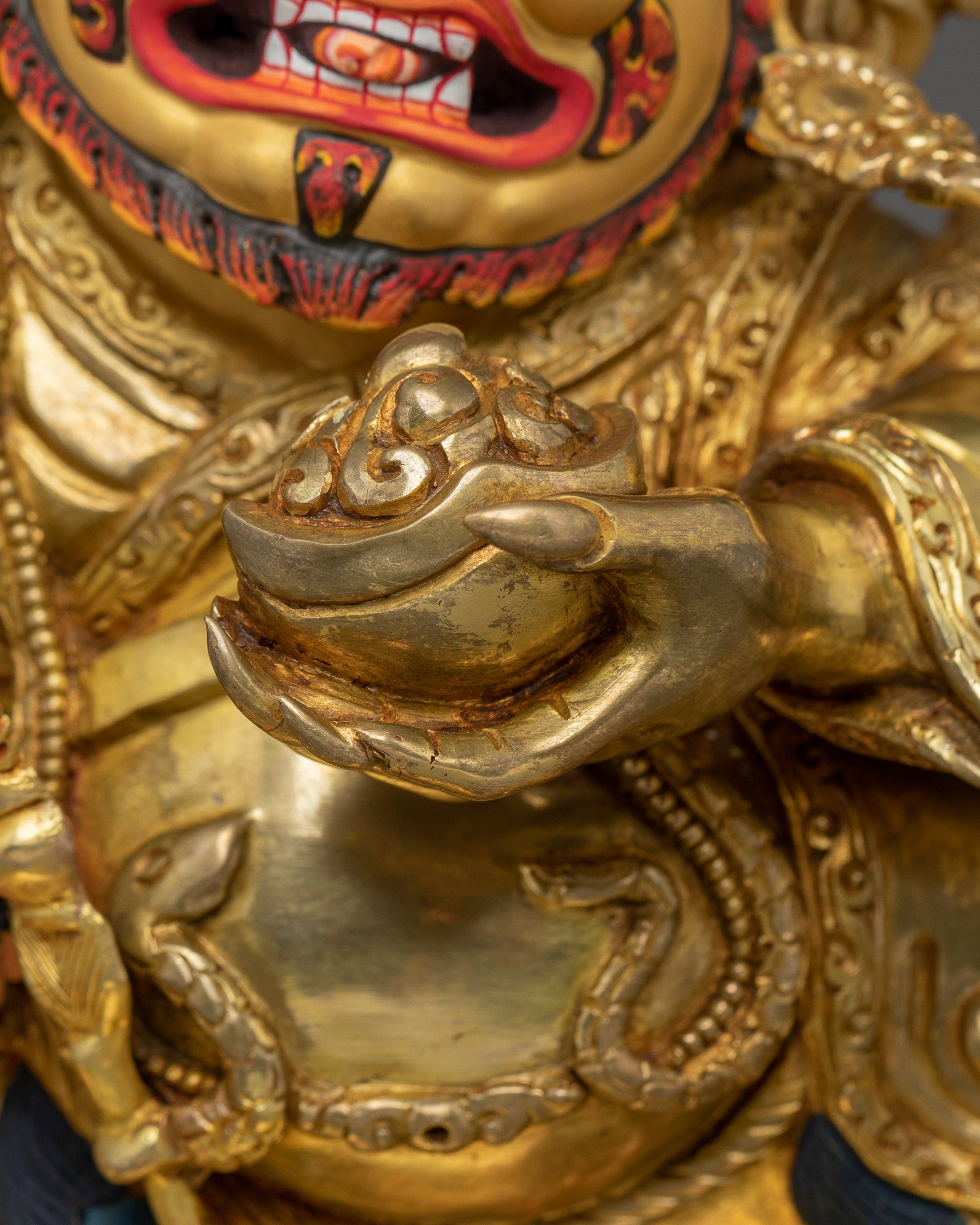 Mahakala Bernagchen Statue: The Dharma Protector