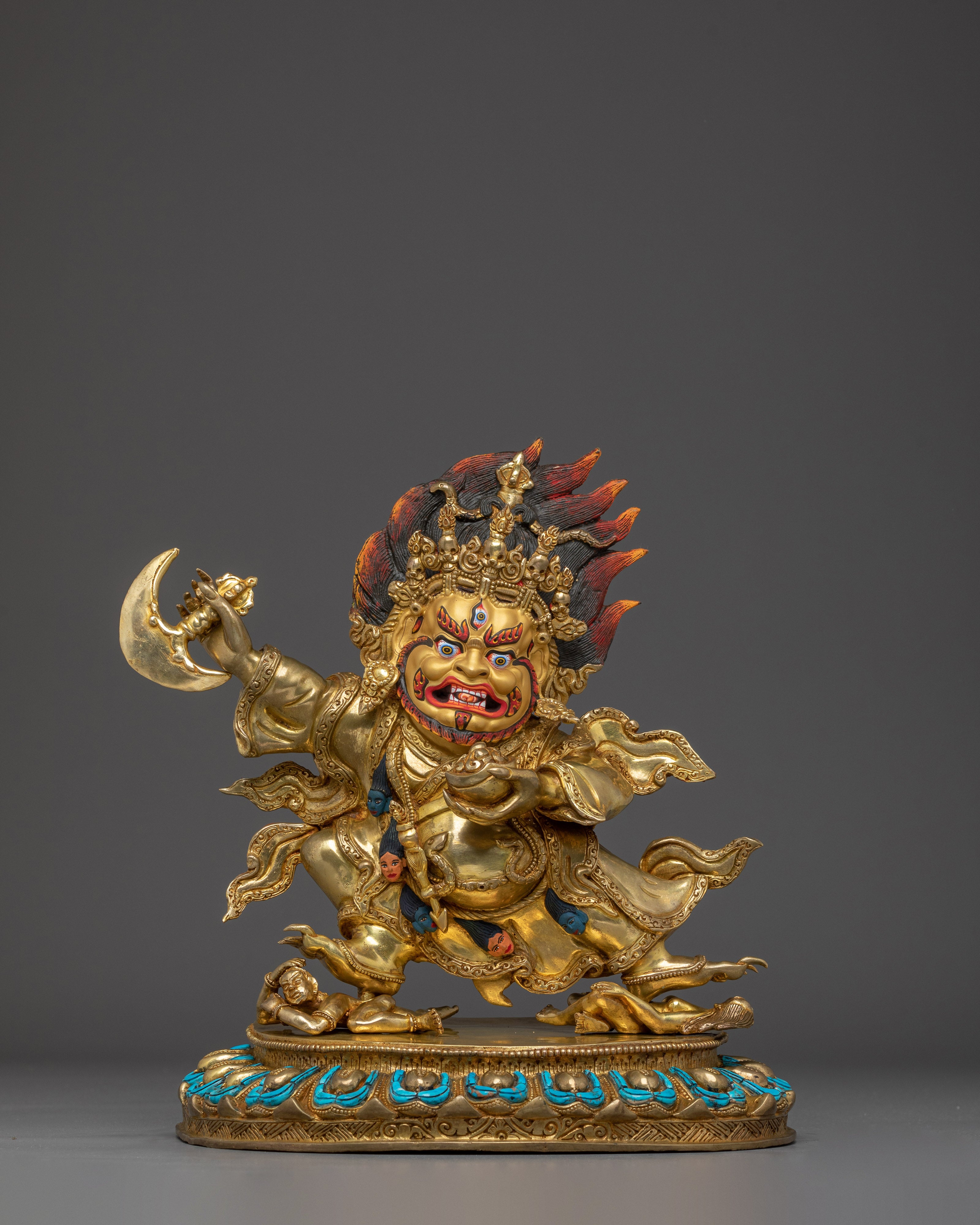 Mahakala Bernagchen Statue: The Dharma Protector