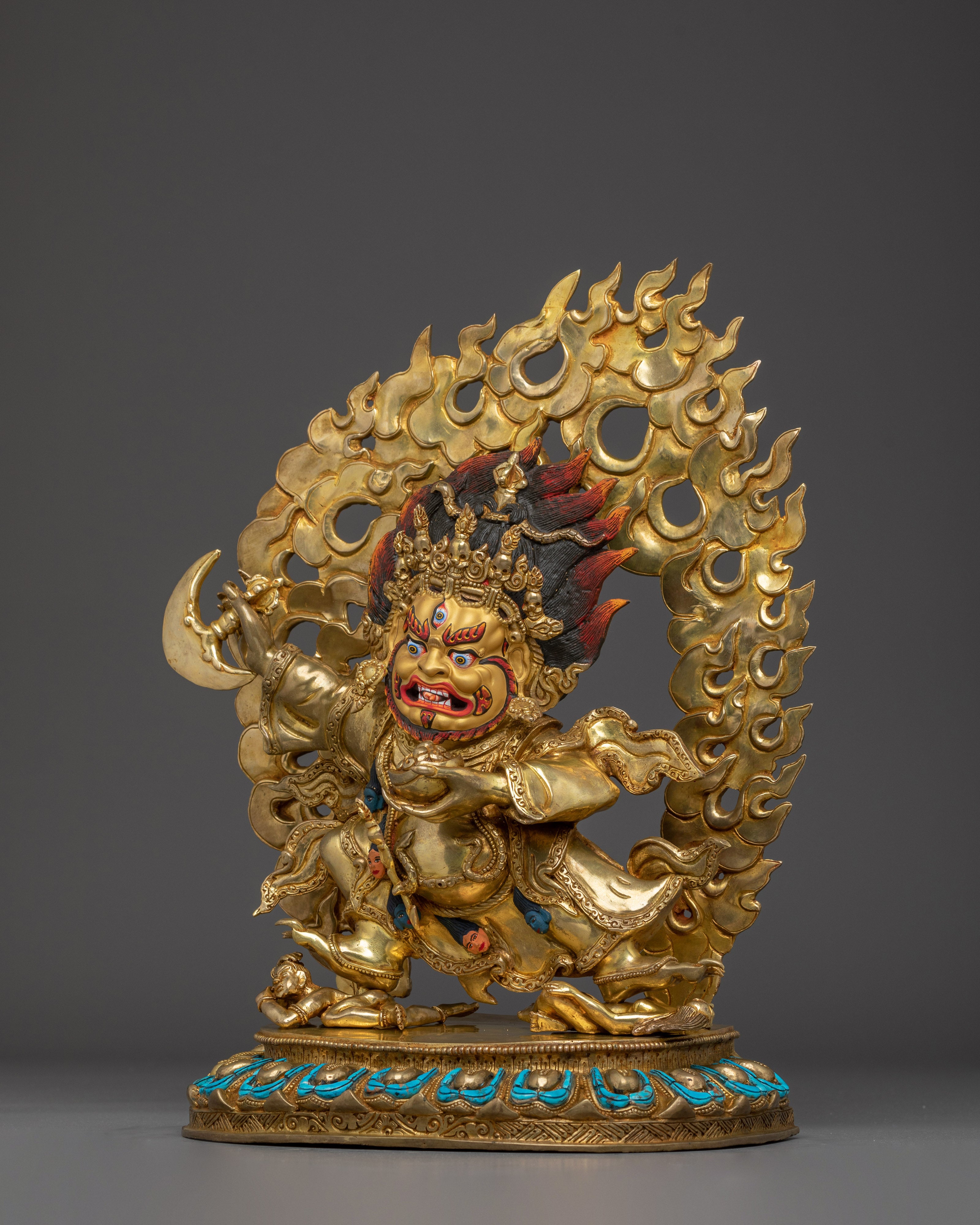 Mahakala Bernagchen Statue: The Dharma Protector