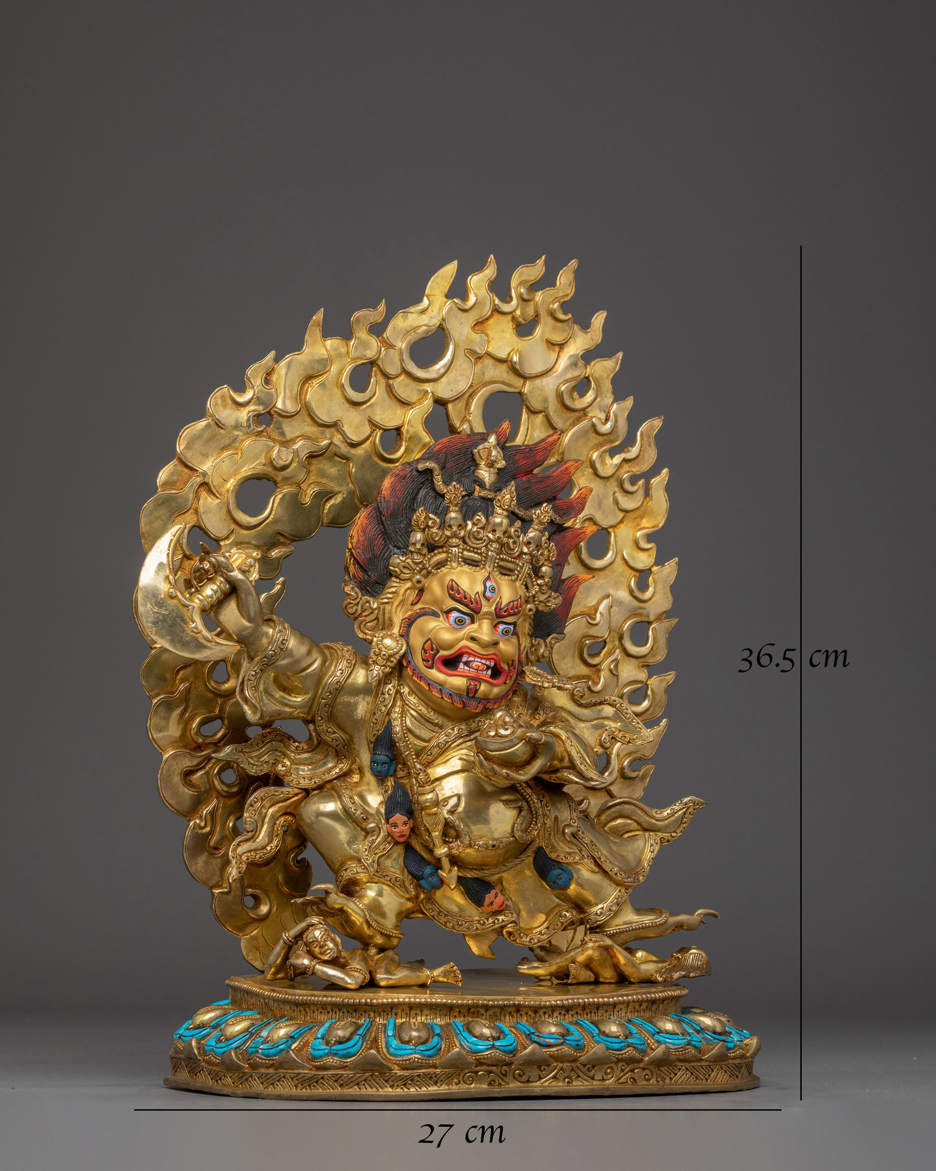 Mahakala Bernagchen Statue: The Dharma Protector
