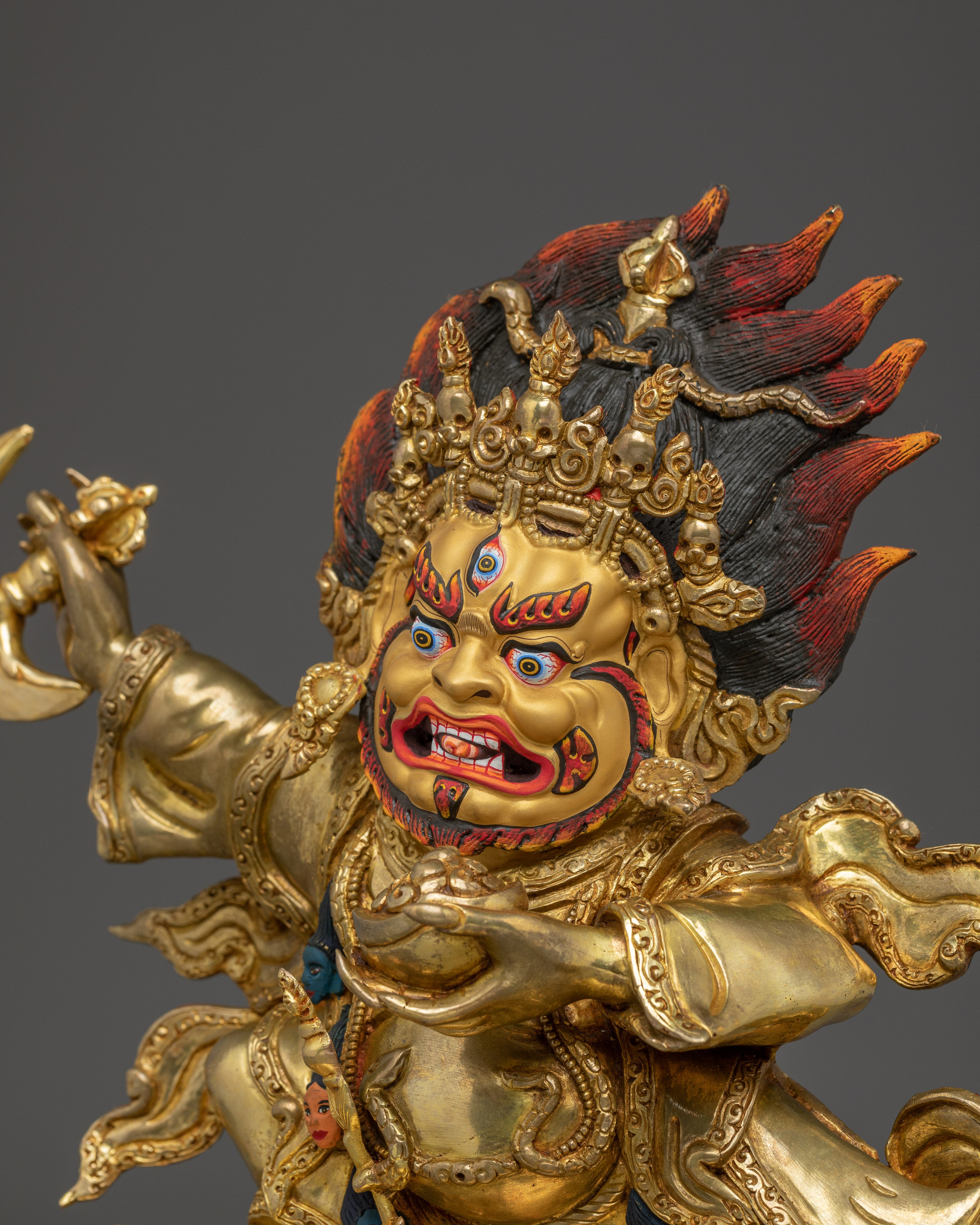 Mahakala Bernagchen Statue: The Dharma Protector