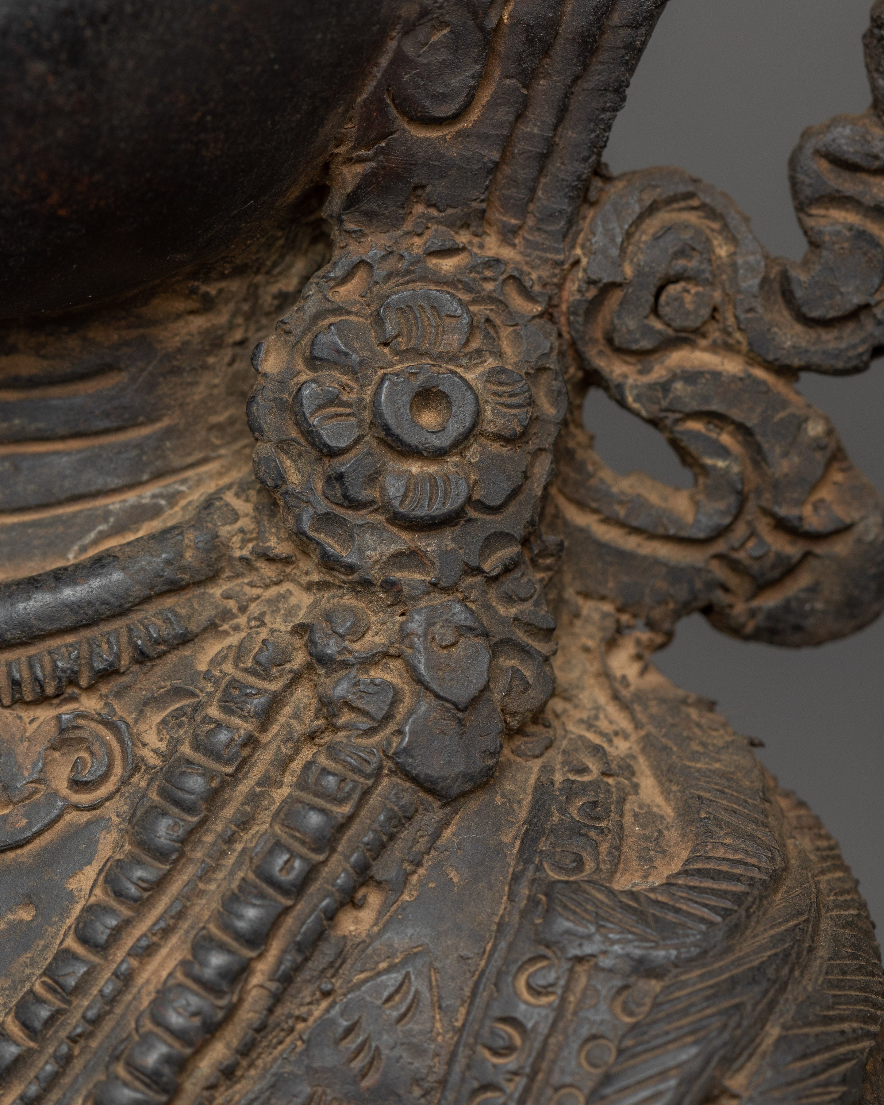 29.5cm Chenrezig Copper Statue | Bodhisattva of Compassion