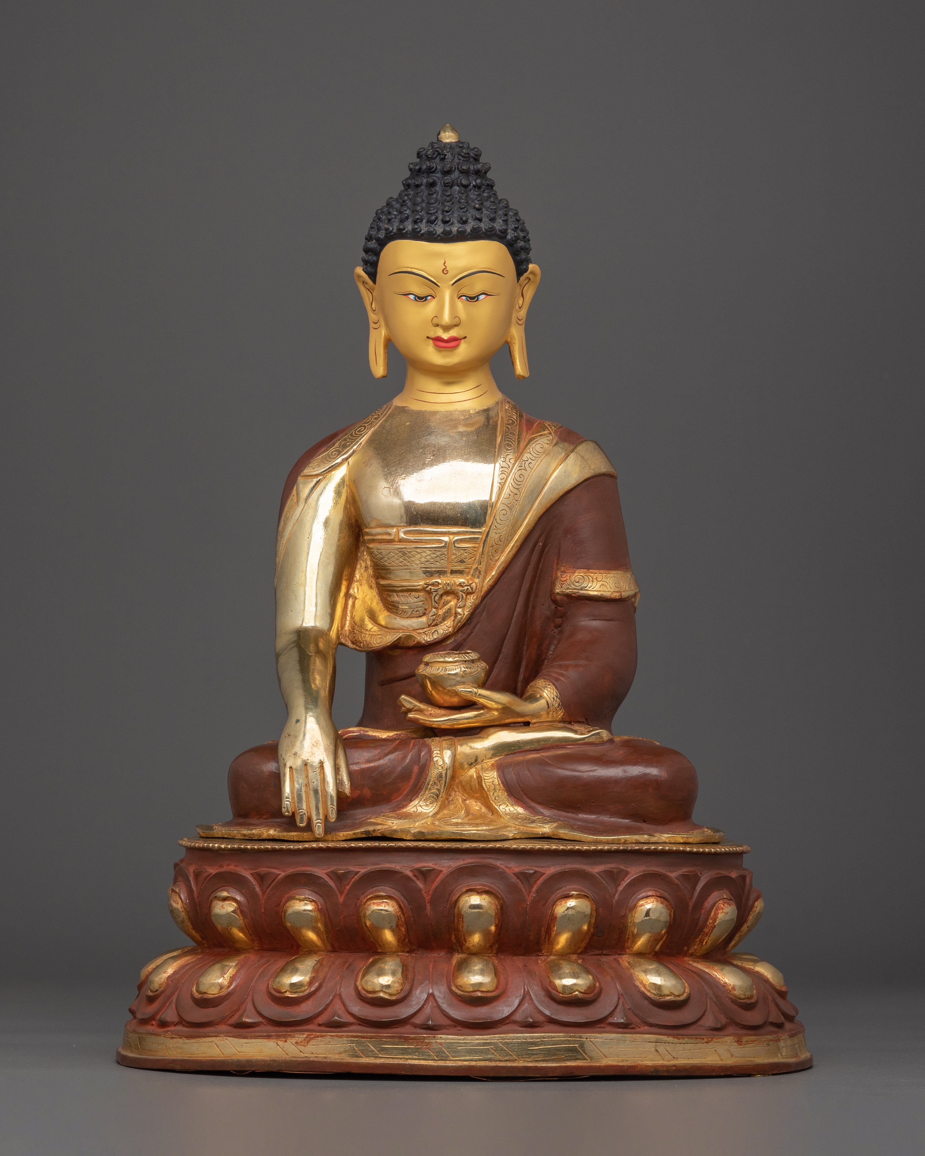 Handmade Shakyamuni Buddha Copper Statue