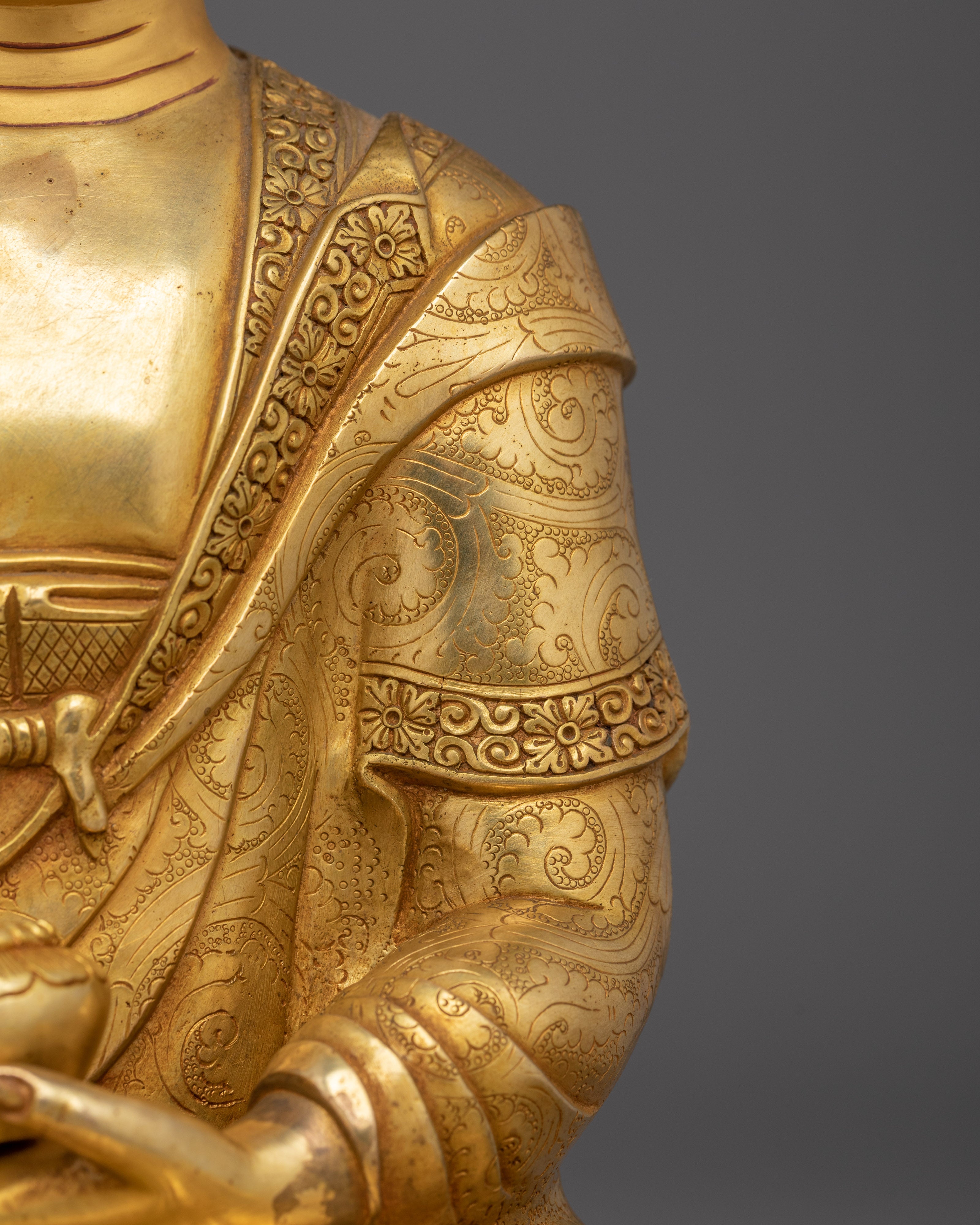 Shakyamuni Buddha Copper Statue: The Divine Dharma Teacher