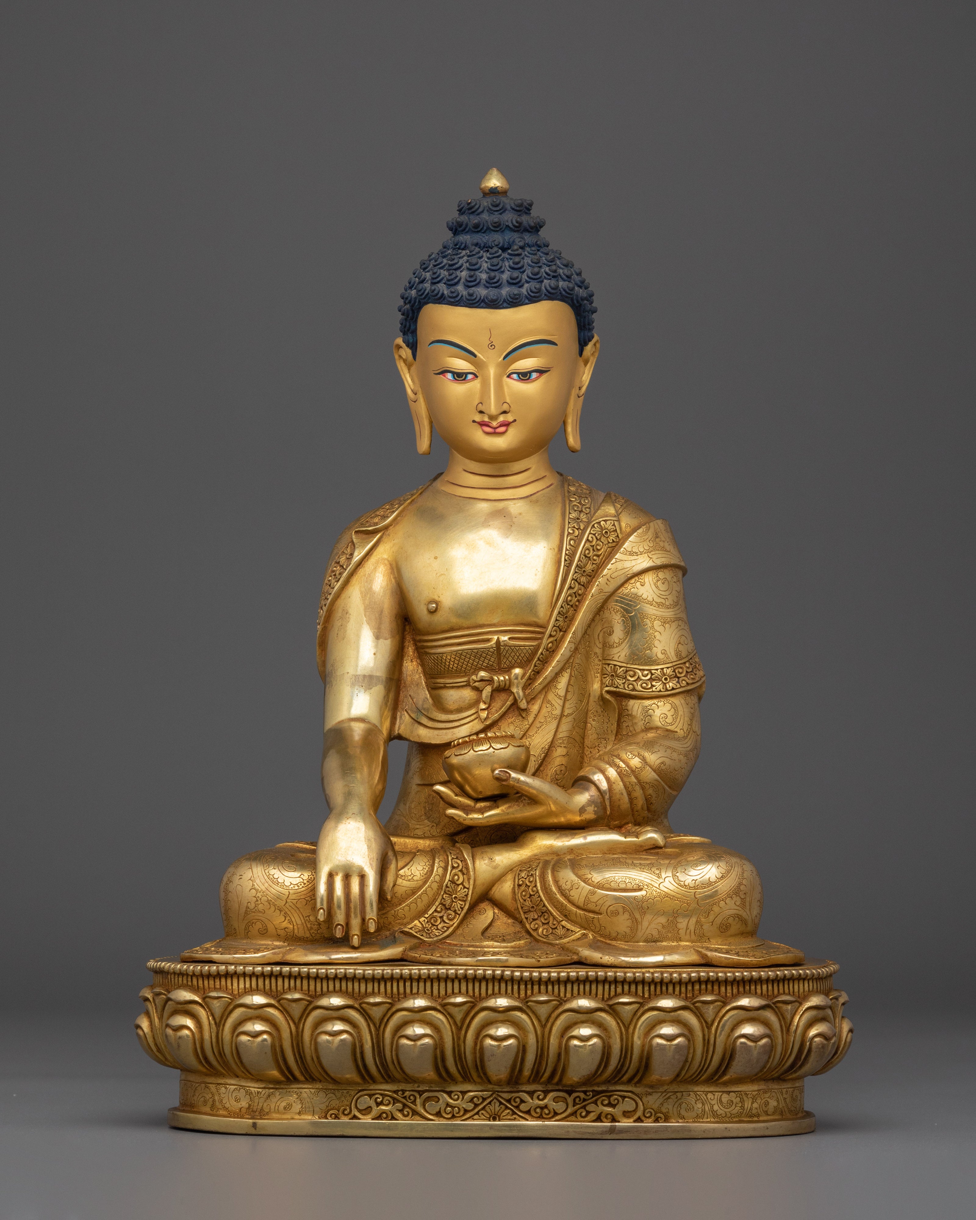 Shakyamuni Buddha Copper Statue: The Divine Dharma Teacher