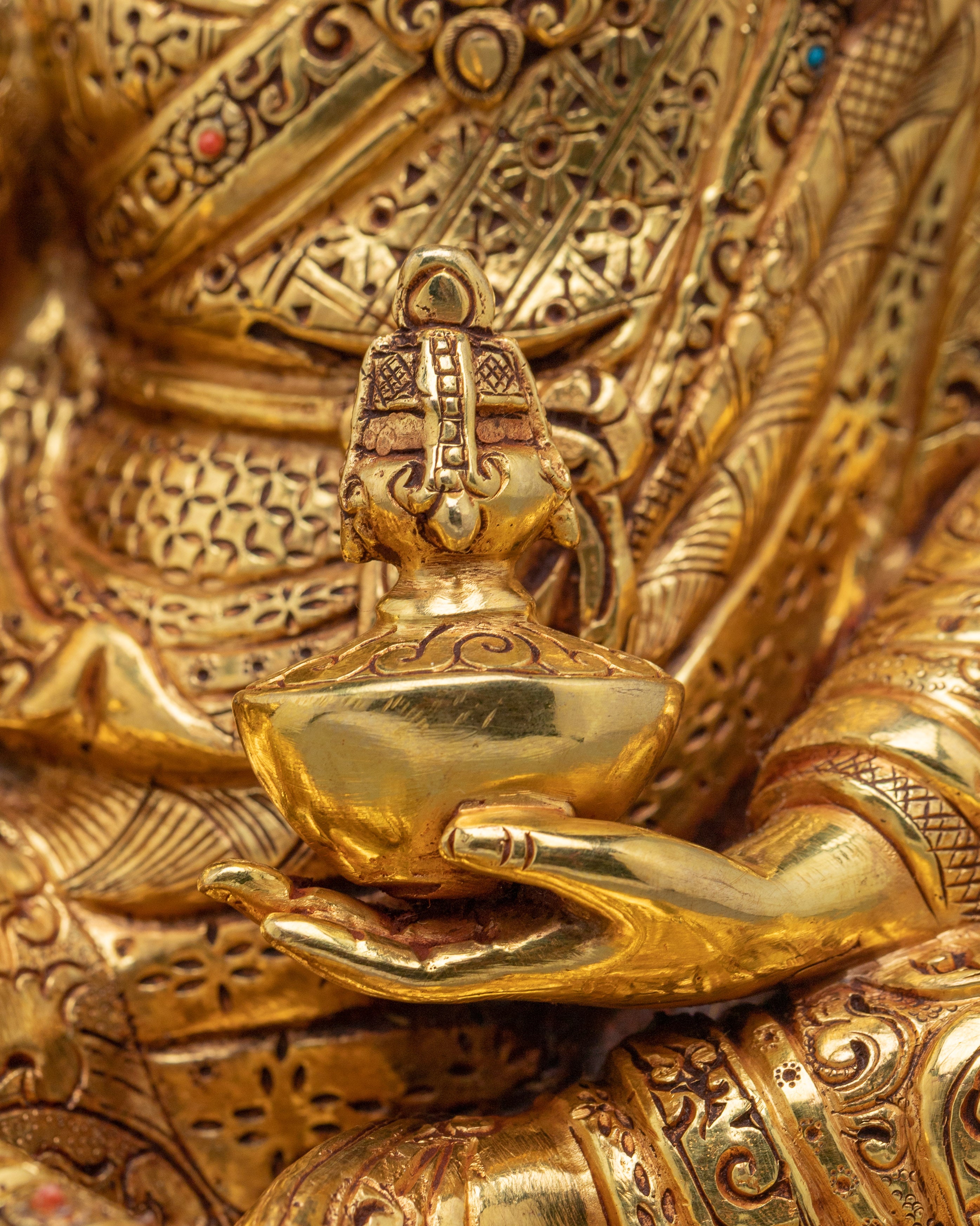 Divine Tantric Master Guru Rinpoche Statue