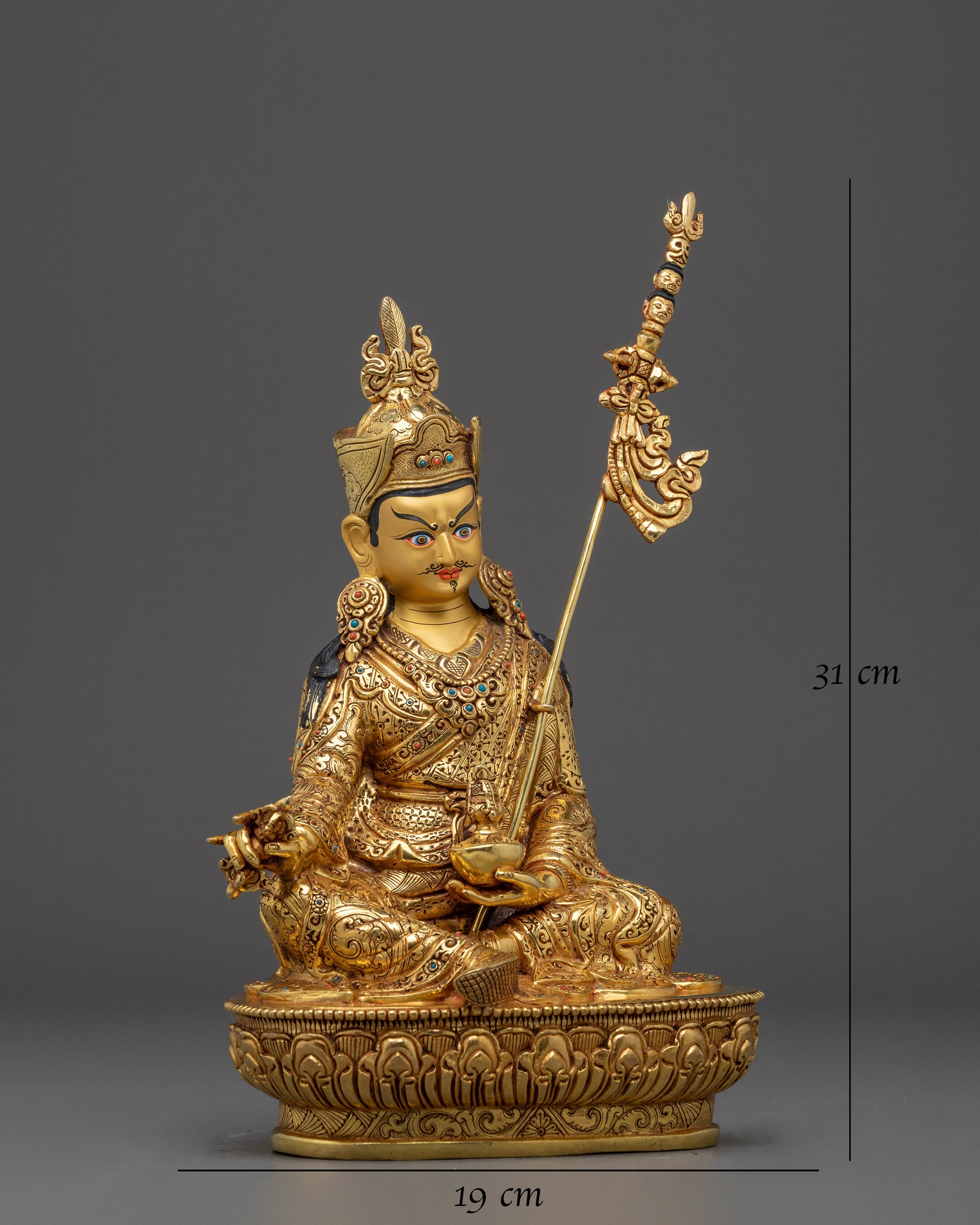 Divine Tantric Master Guru Rinpoche Statue