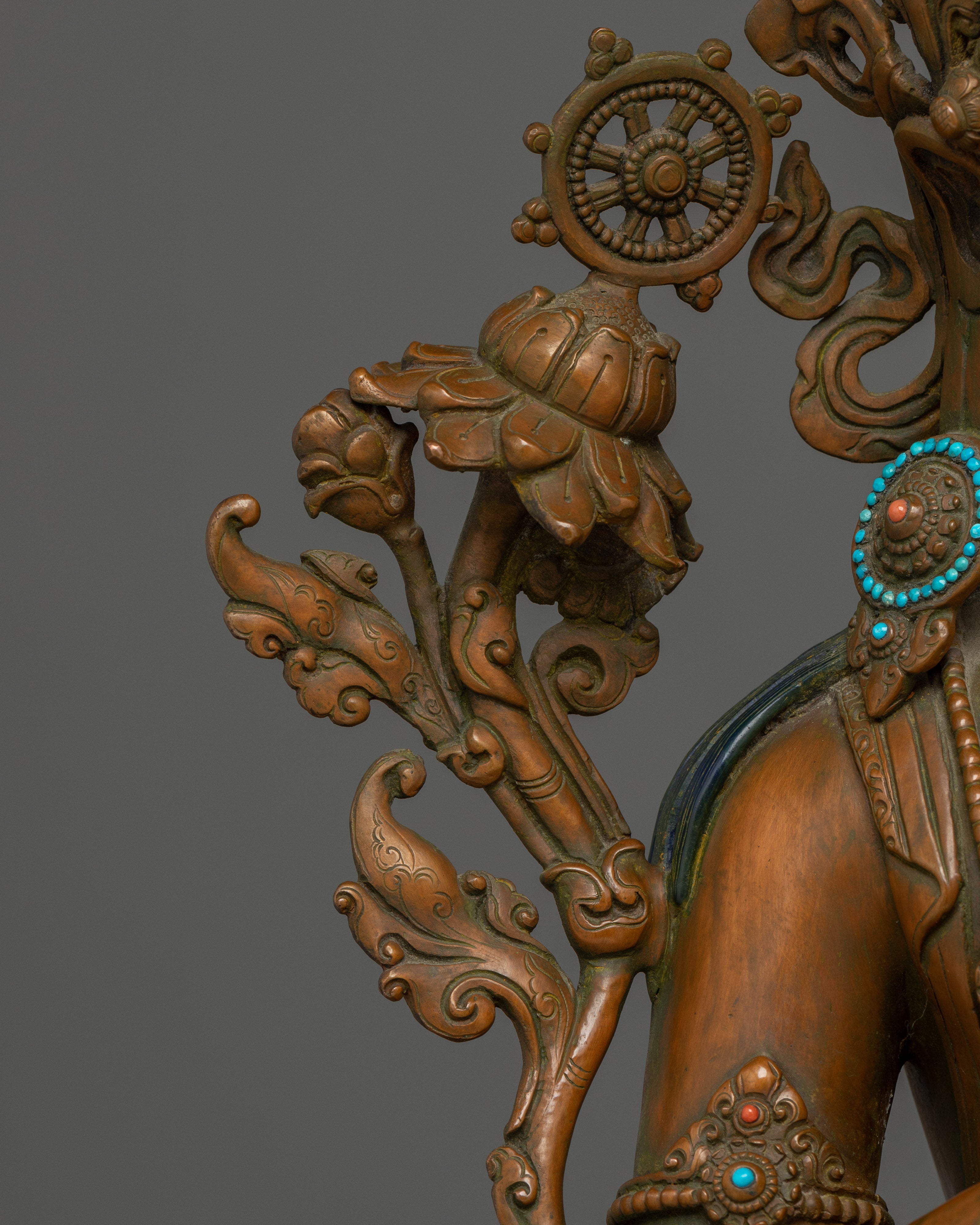 Handmade Maitreya Buddha Copper Statue