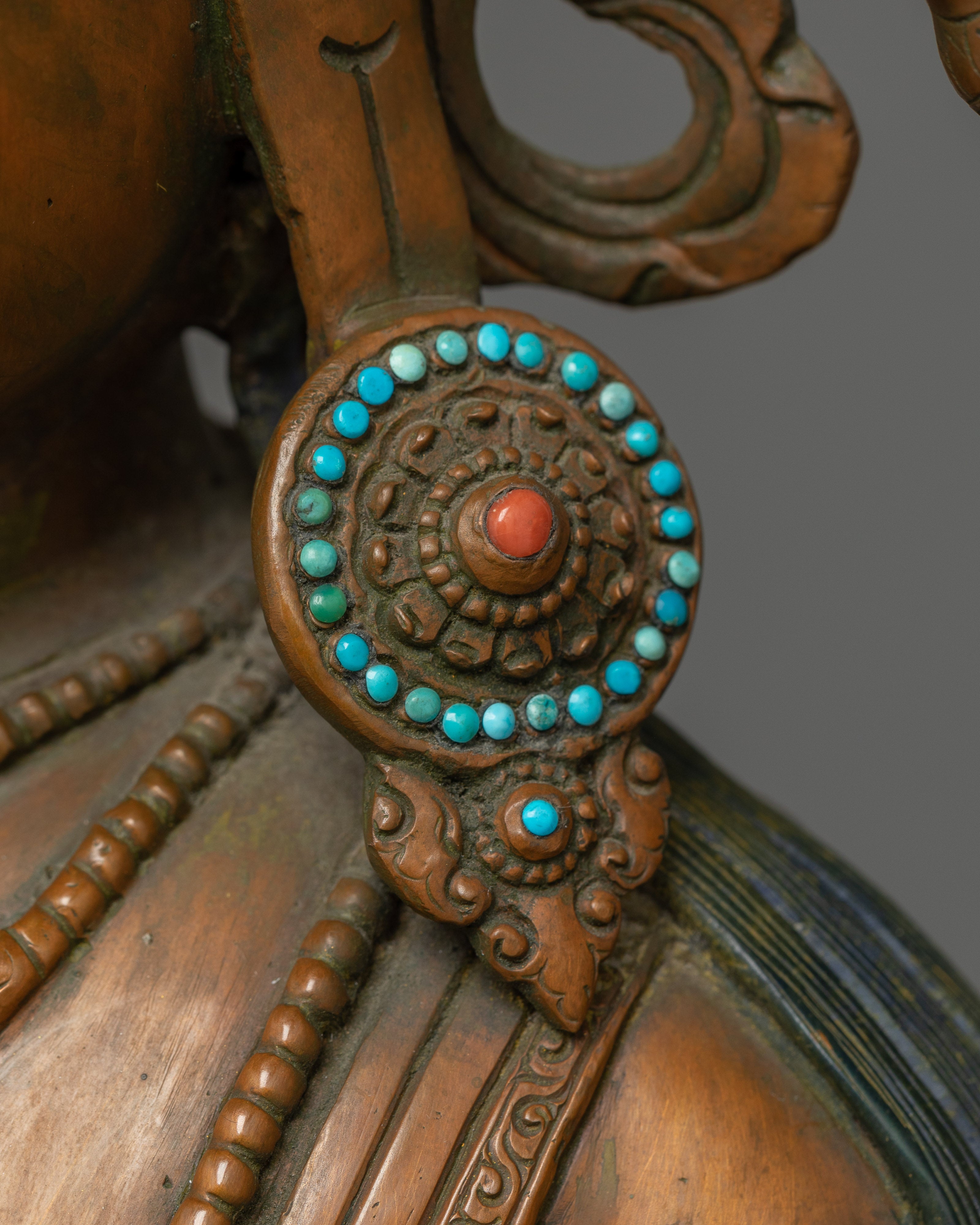 Handmade Maitreya Buddha Copper Statue