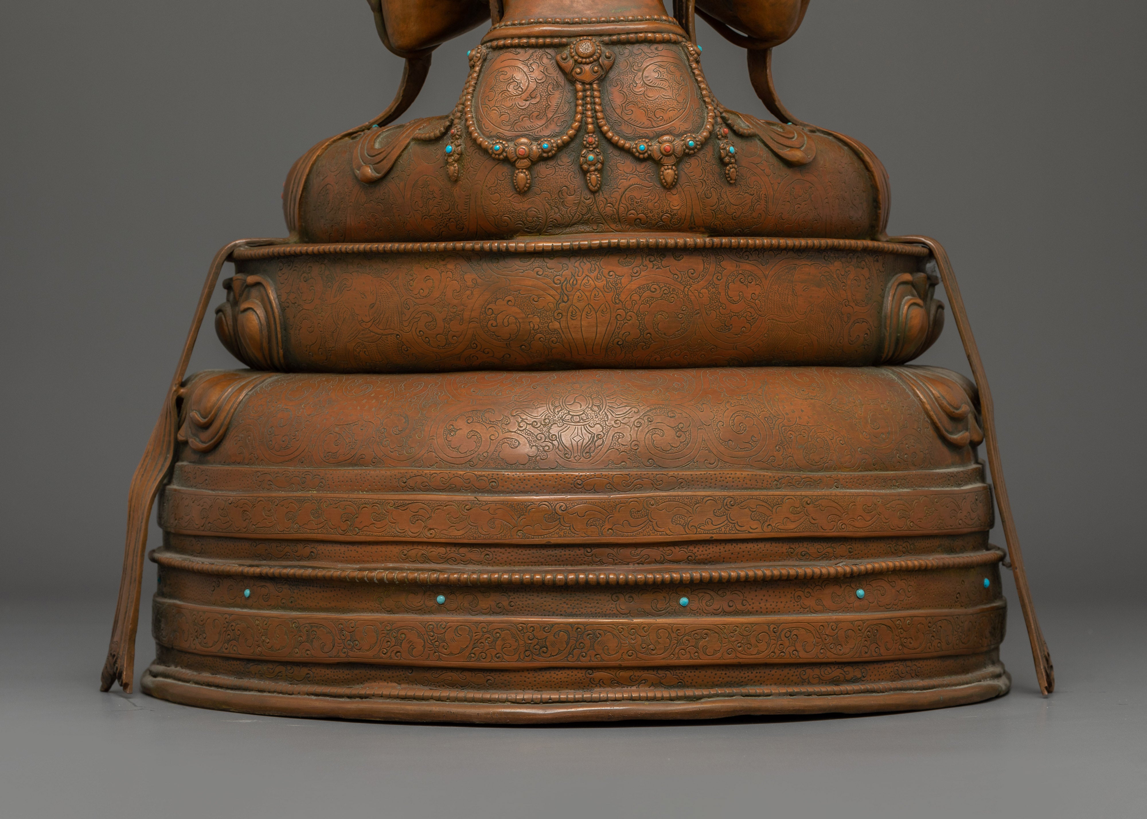 Handmade Maitreya Buddha Copper Statue