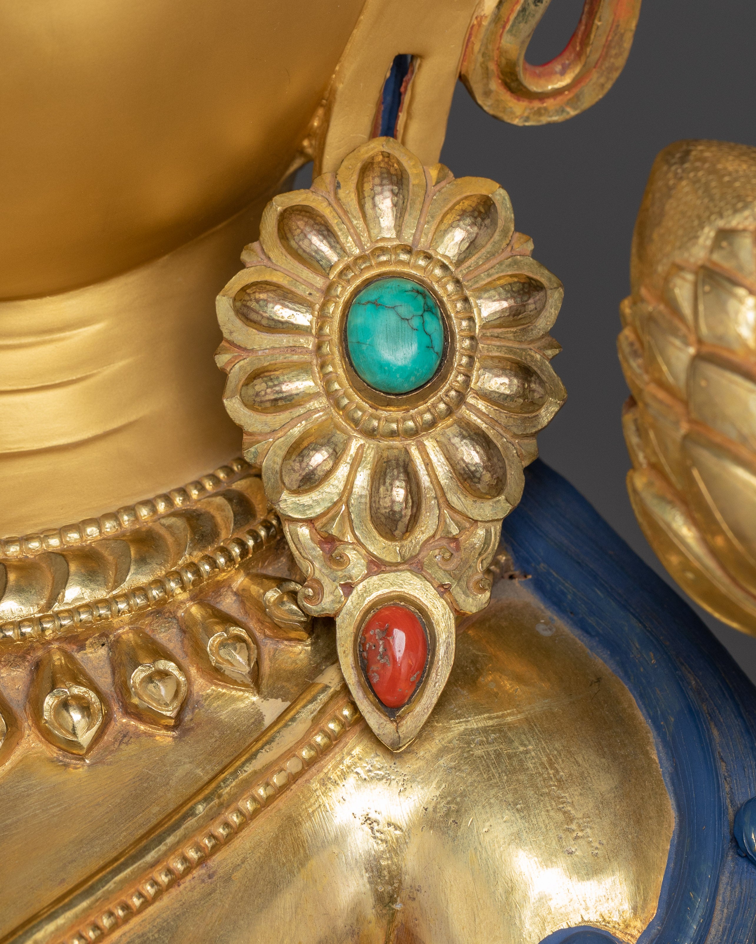 Golden Green Tara Statue: Mother of Compassion and Liberation