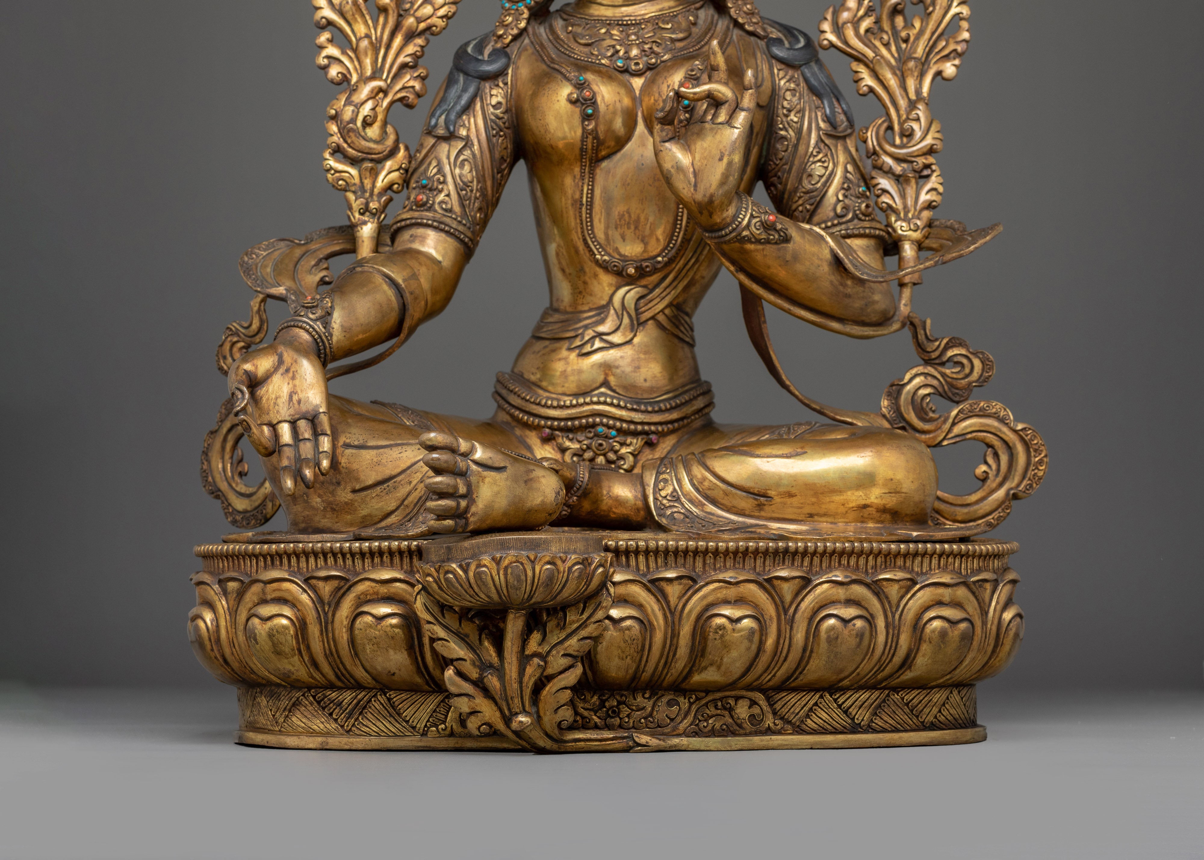 Green Tara Statue: Mother of Swift Liberator