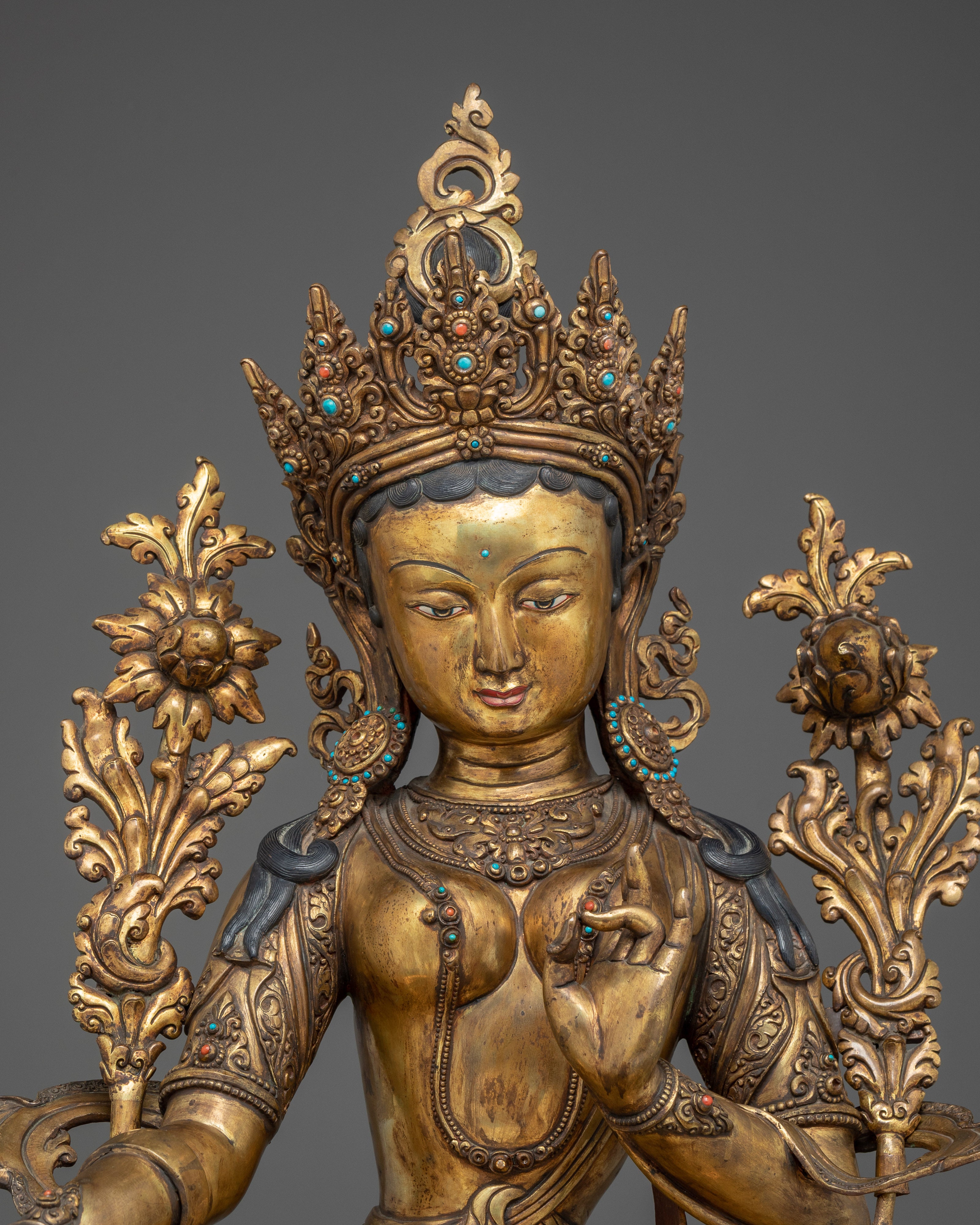 Green Tara Statue: Mother of Swift Liberator