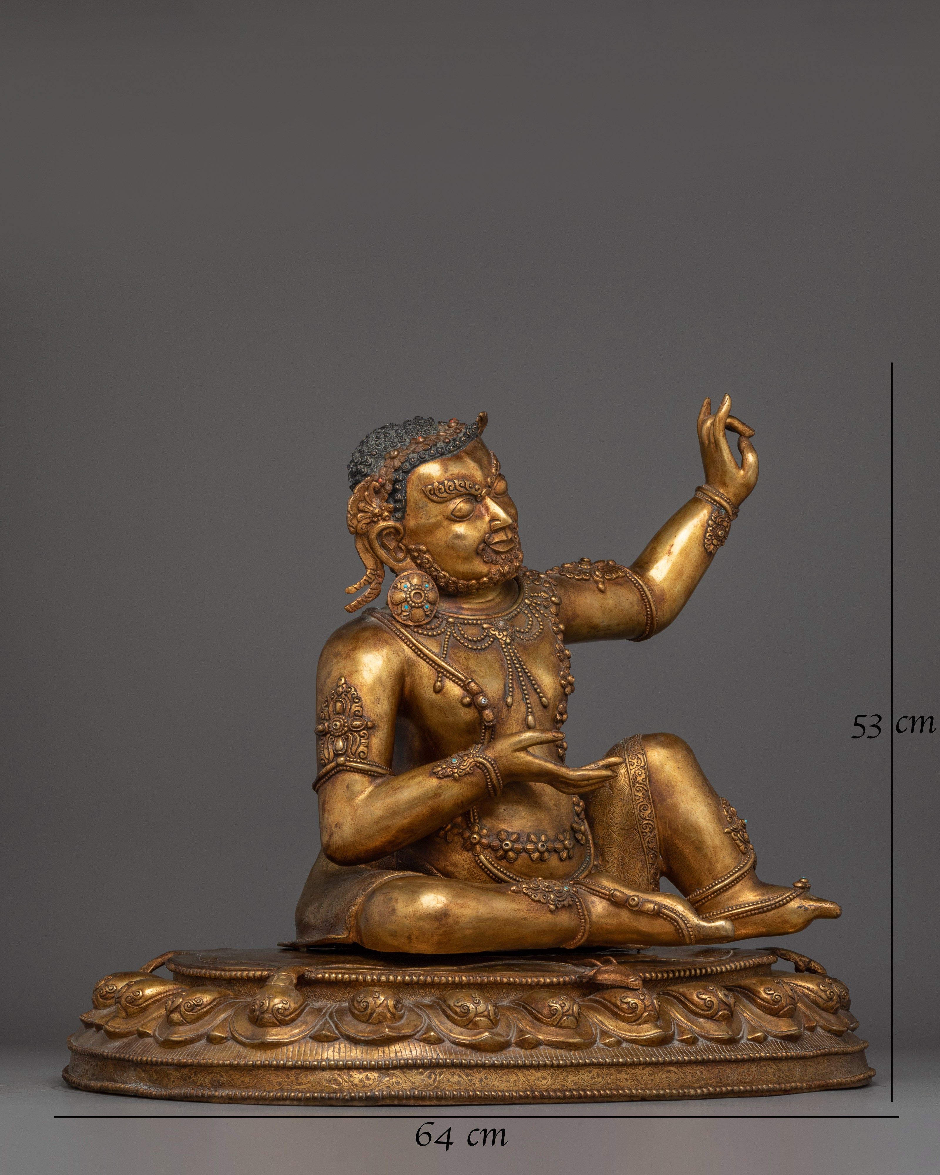 Yogi practitioner Virupa Statue