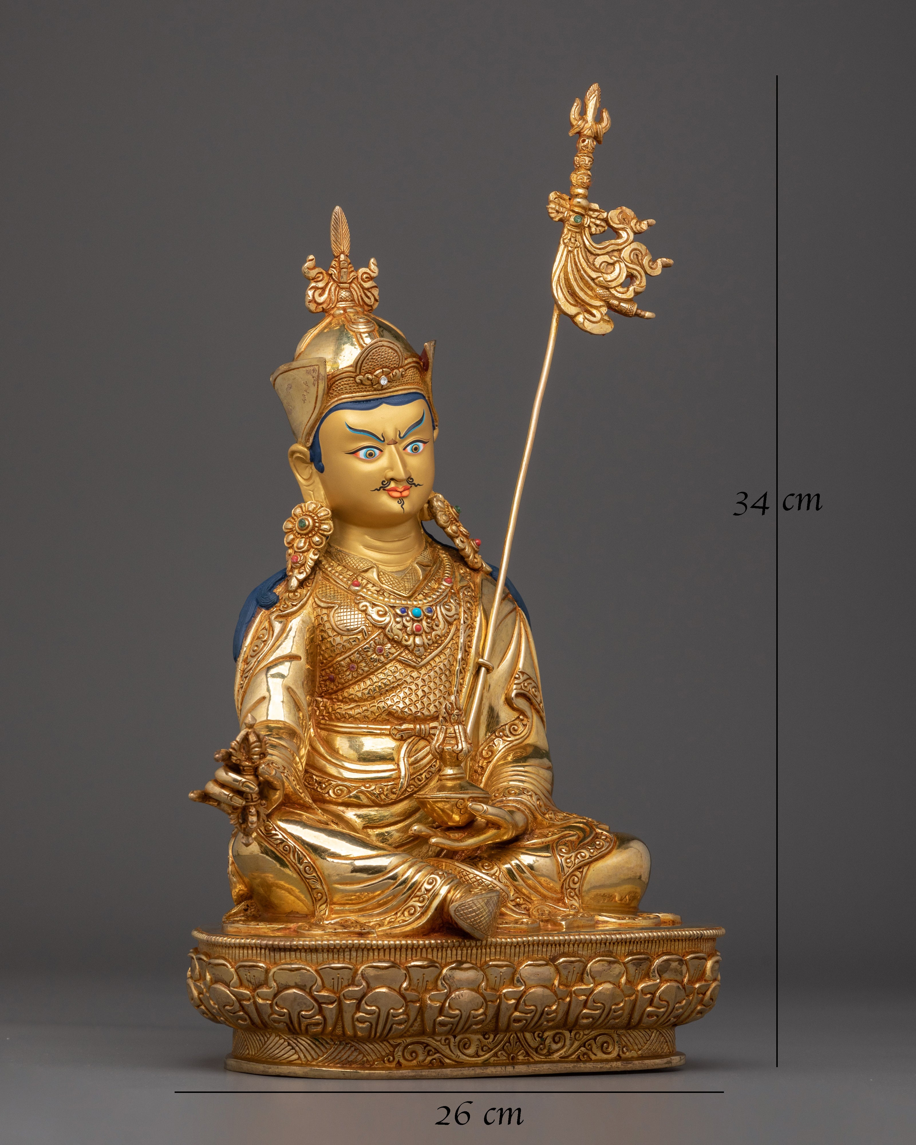 Vajrayana Buddhism Guru Rinpoche Statue