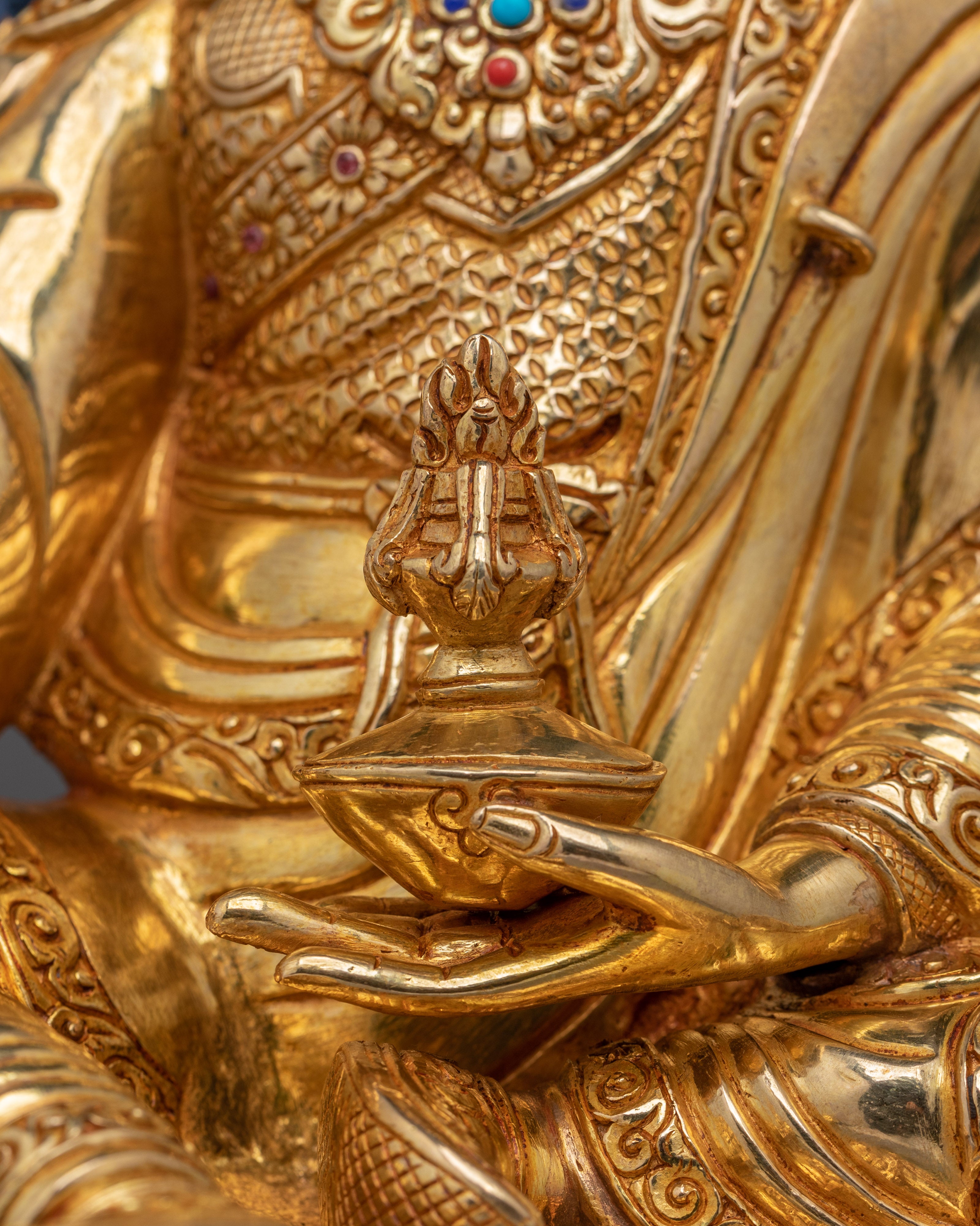 Vajrayana Buddhism Guru Rinpoche Statue