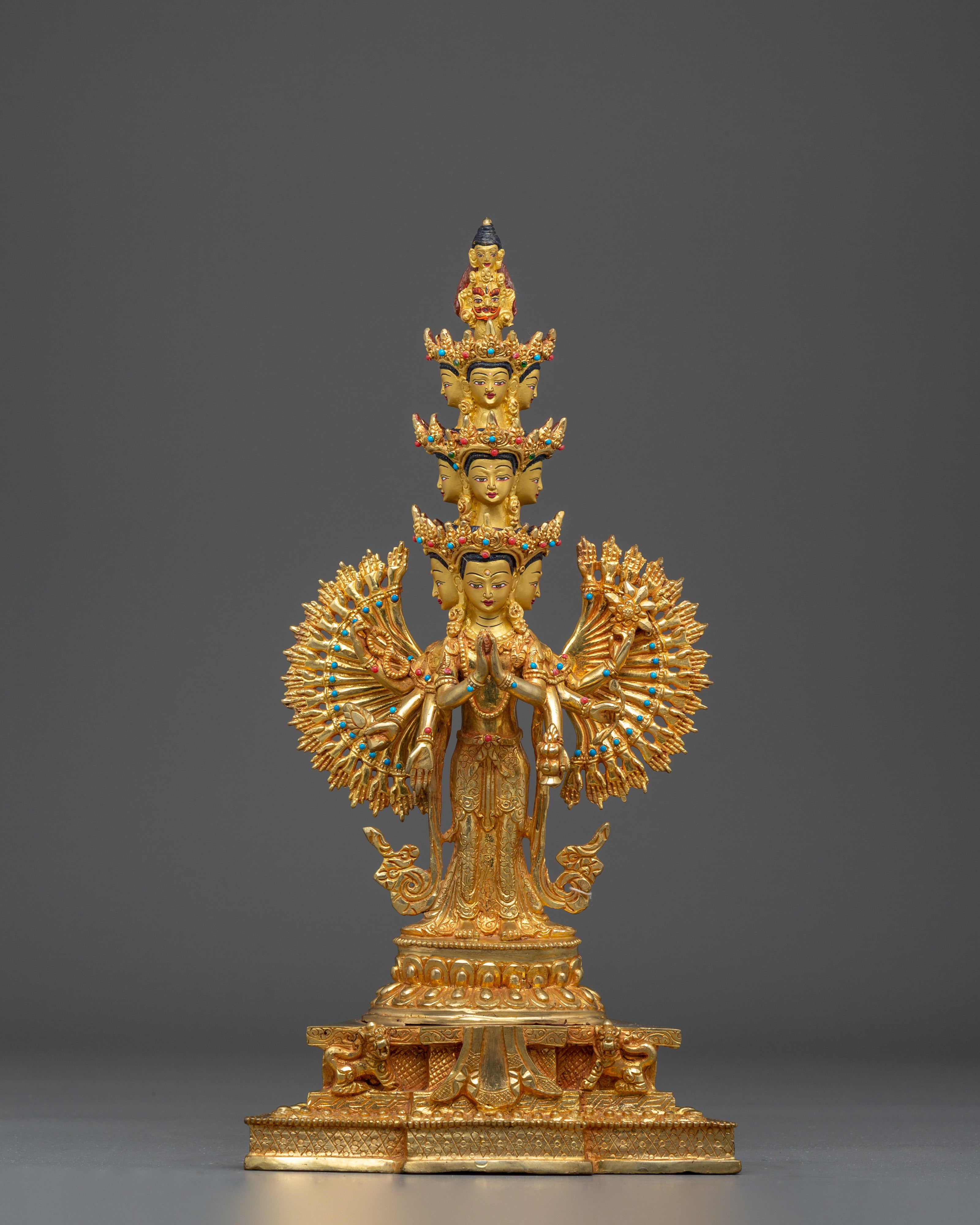 Handmade Thousand Armed Chenrezig Statue
