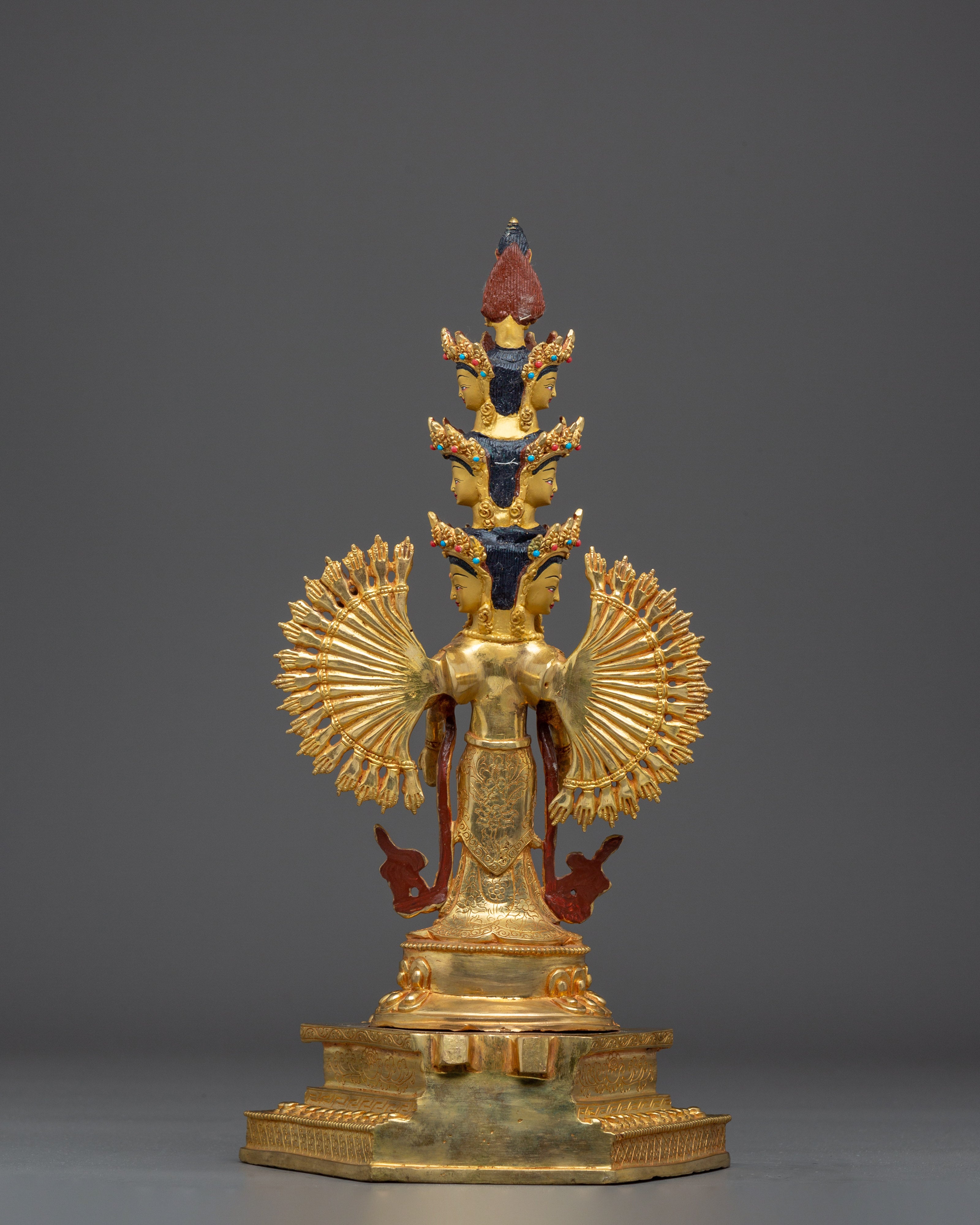 Handmade Thousand Armed Chenrezig Statue