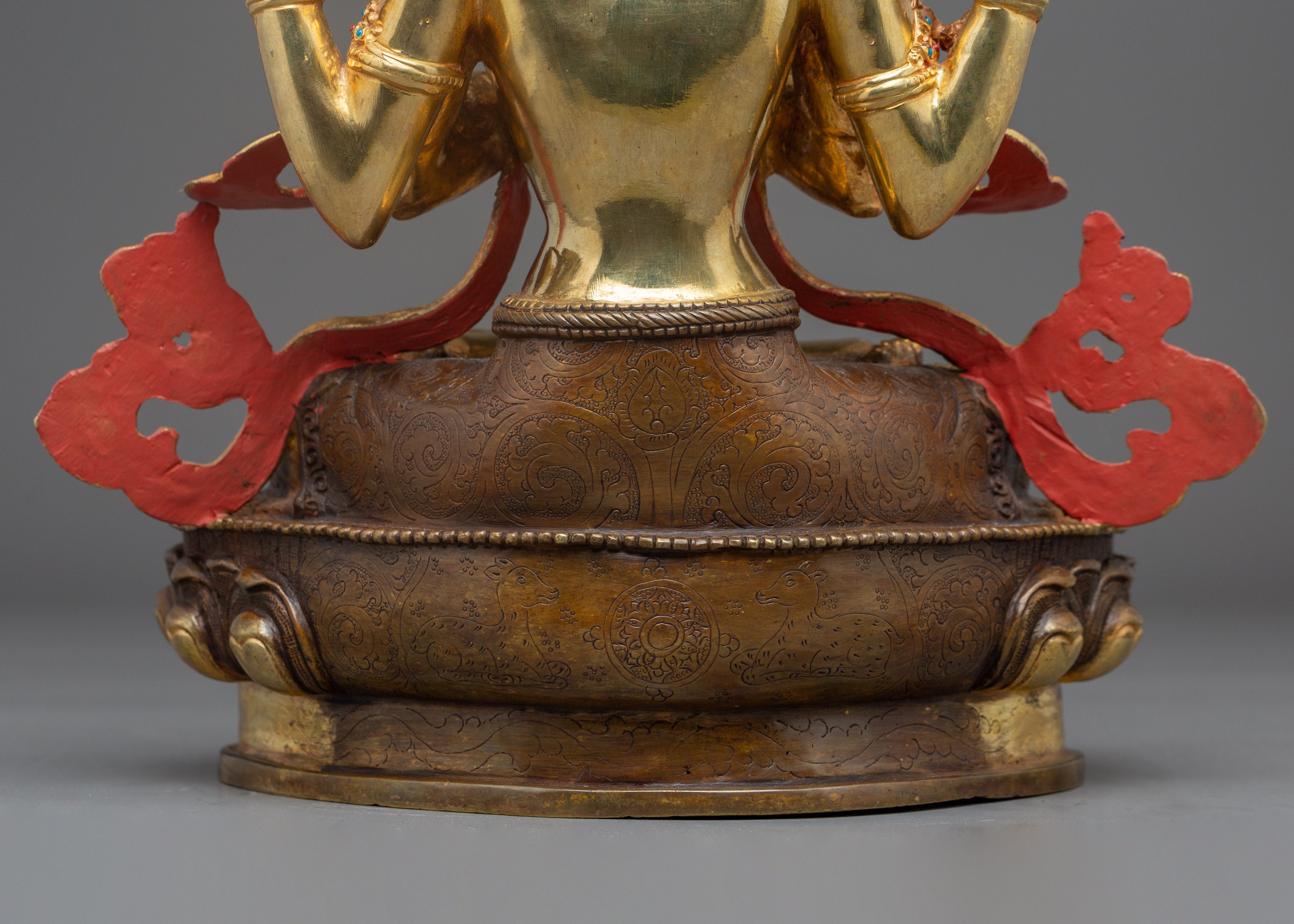 Statue of Chenrezig for Spiritual Decor