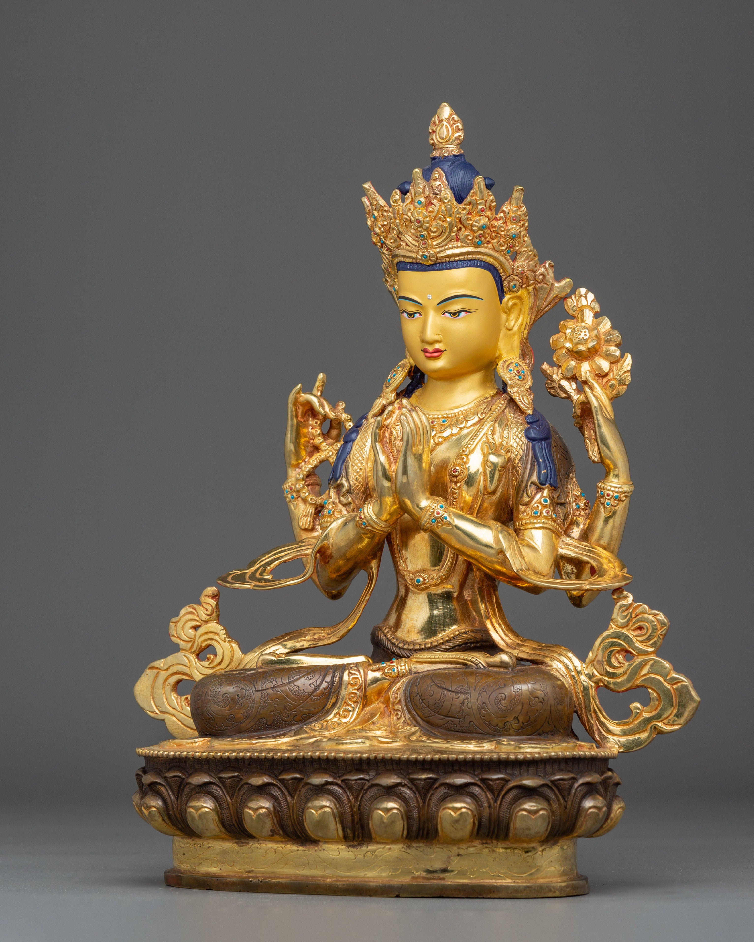 Statue of Chenrezig for Spiritual Decor