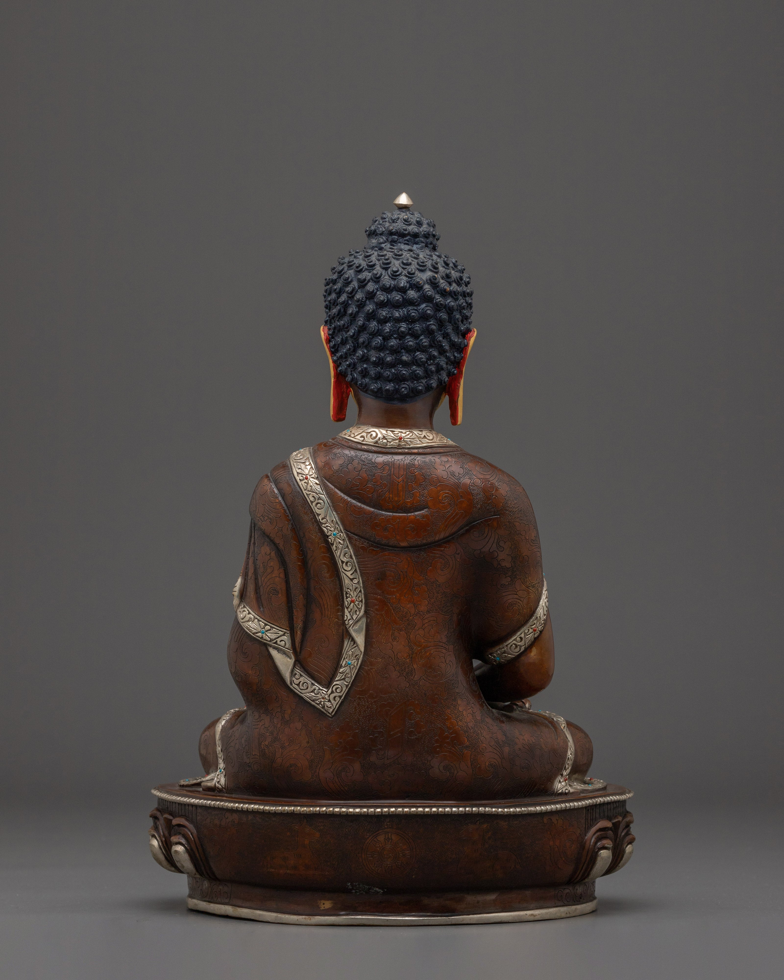 Amitabha Buddha Art, Sukhavati Lord Figure | Nepali Statue for Peaceful Mind
