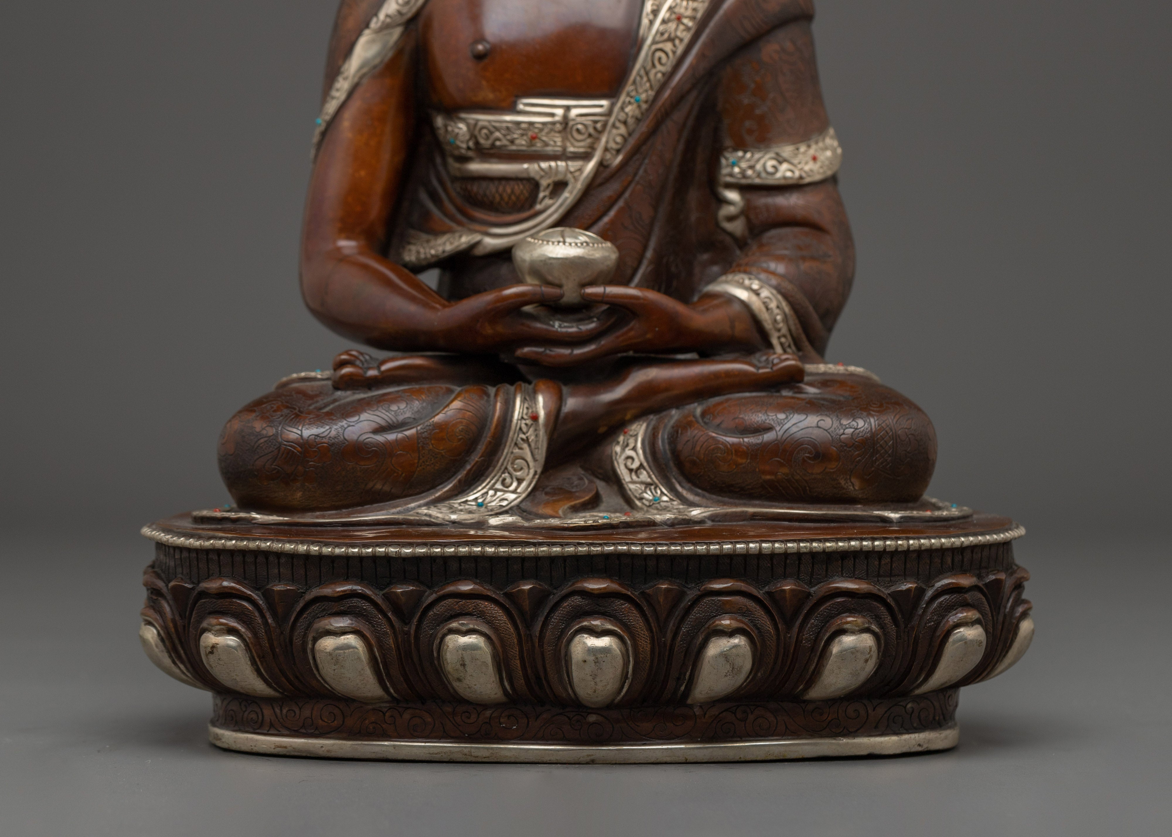 Amitabha Buddha Art, Sukhavati Lord Figure | Nepali Statue for Peaceful Mind