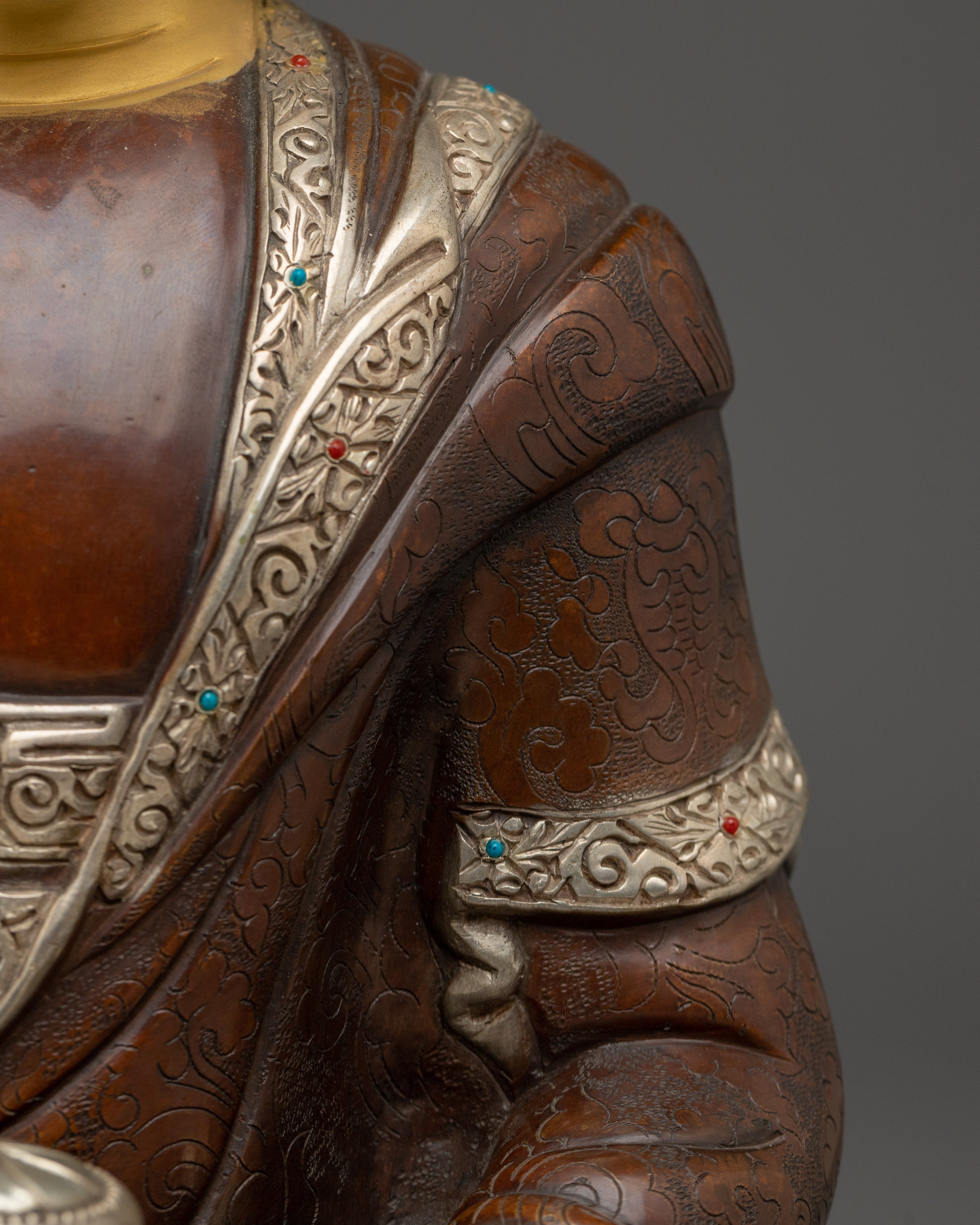 Amitabha Buddha Art, Sukhavati Lord Figure | Nepali Statue for Peaceful Mind